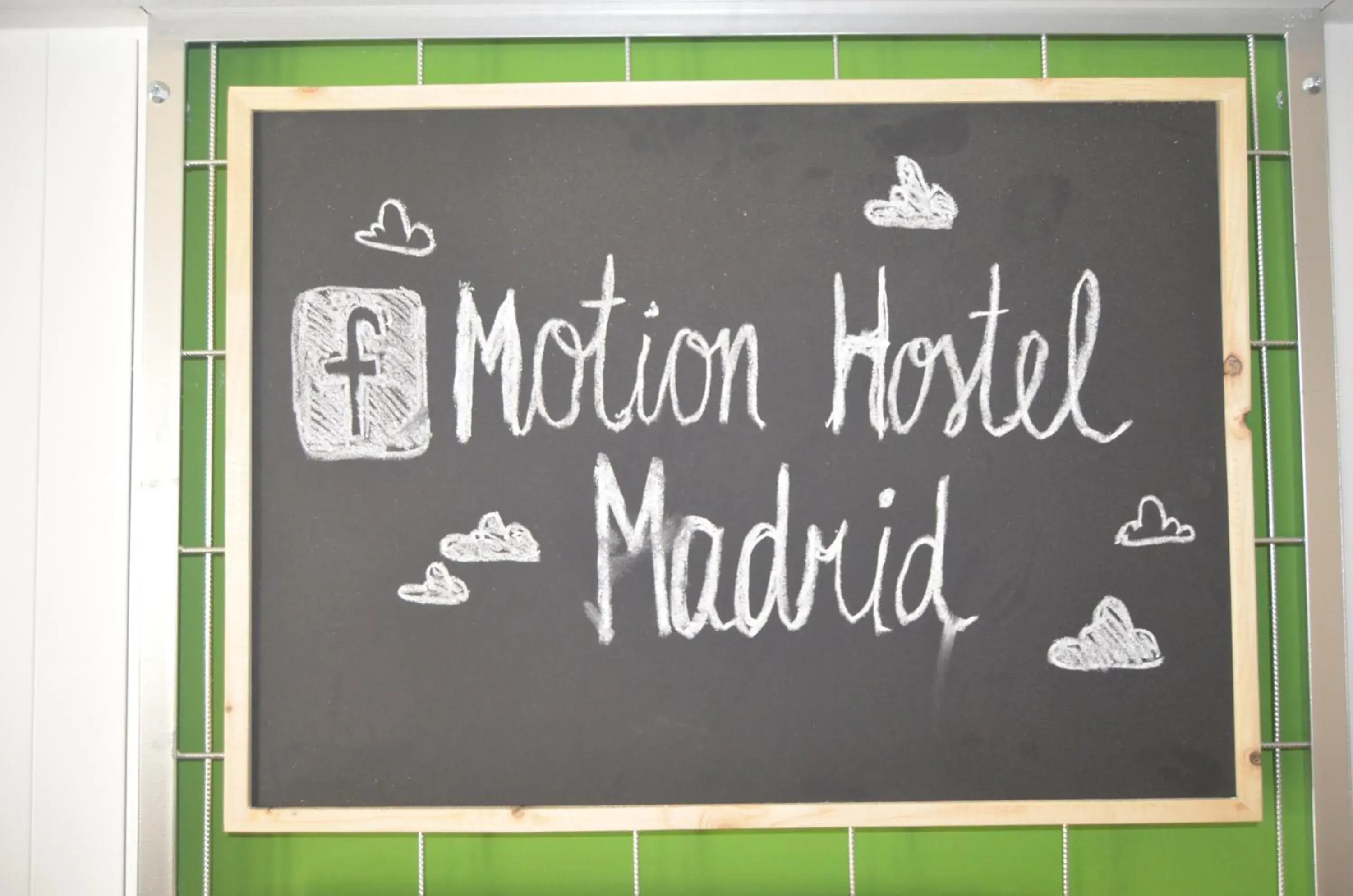 Decorative detail in Madrid Motion Hostels