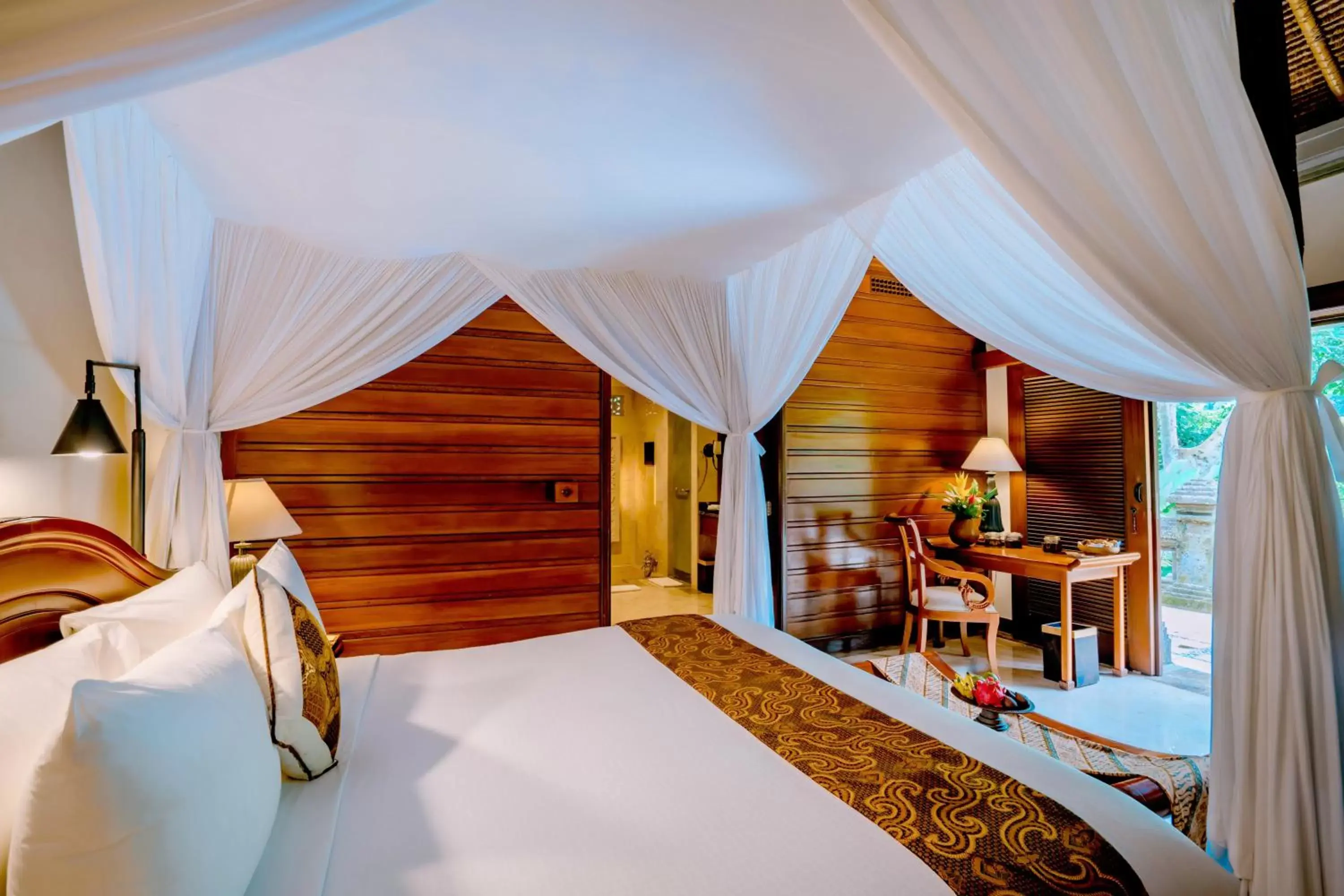 Bed in Puri Wulandari A Boutique Resort & Spa - CHSE Certified