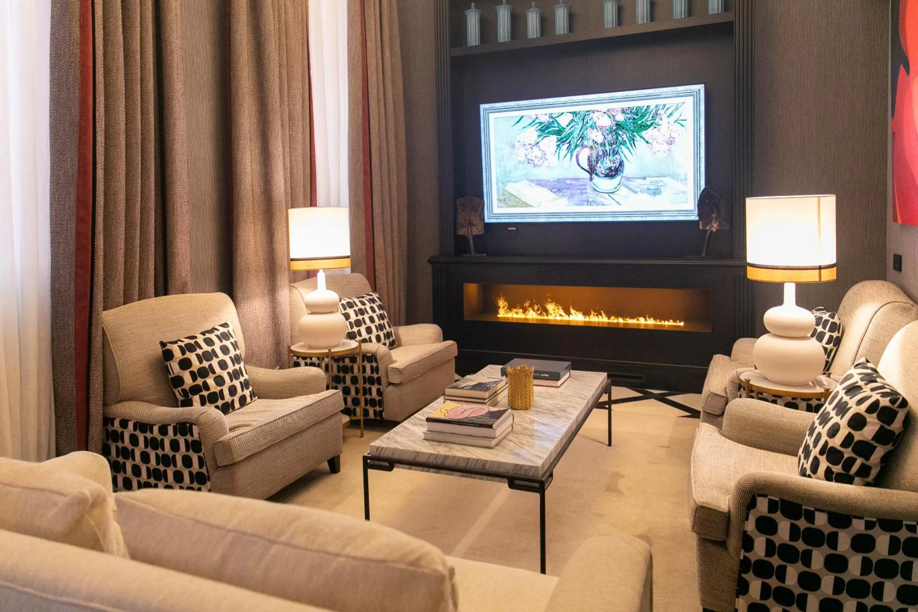 Communal lounge/ TV room in Hotel Casa Palacio Don Ramón