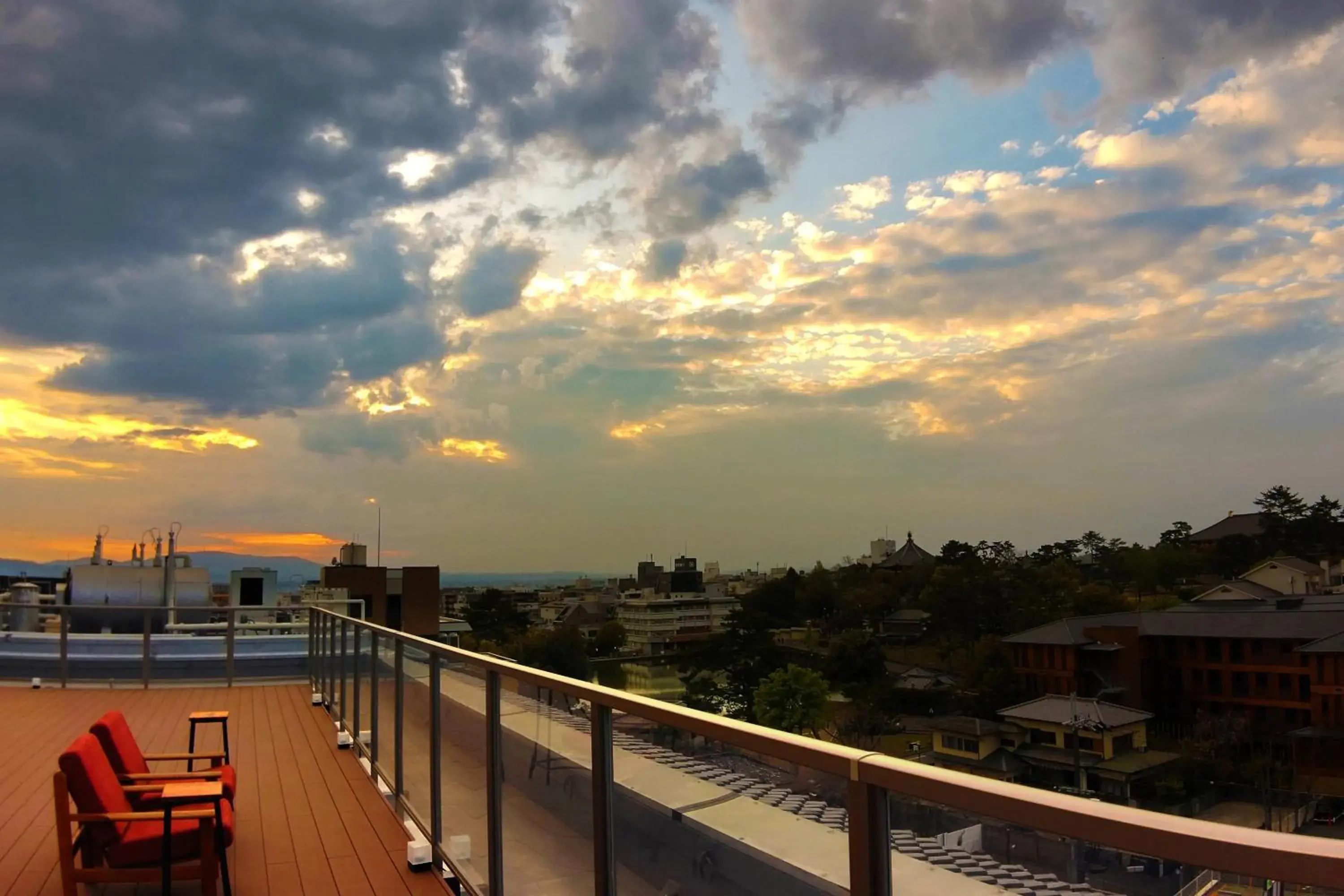 Balcony/Terrace in Asukasou Hotel