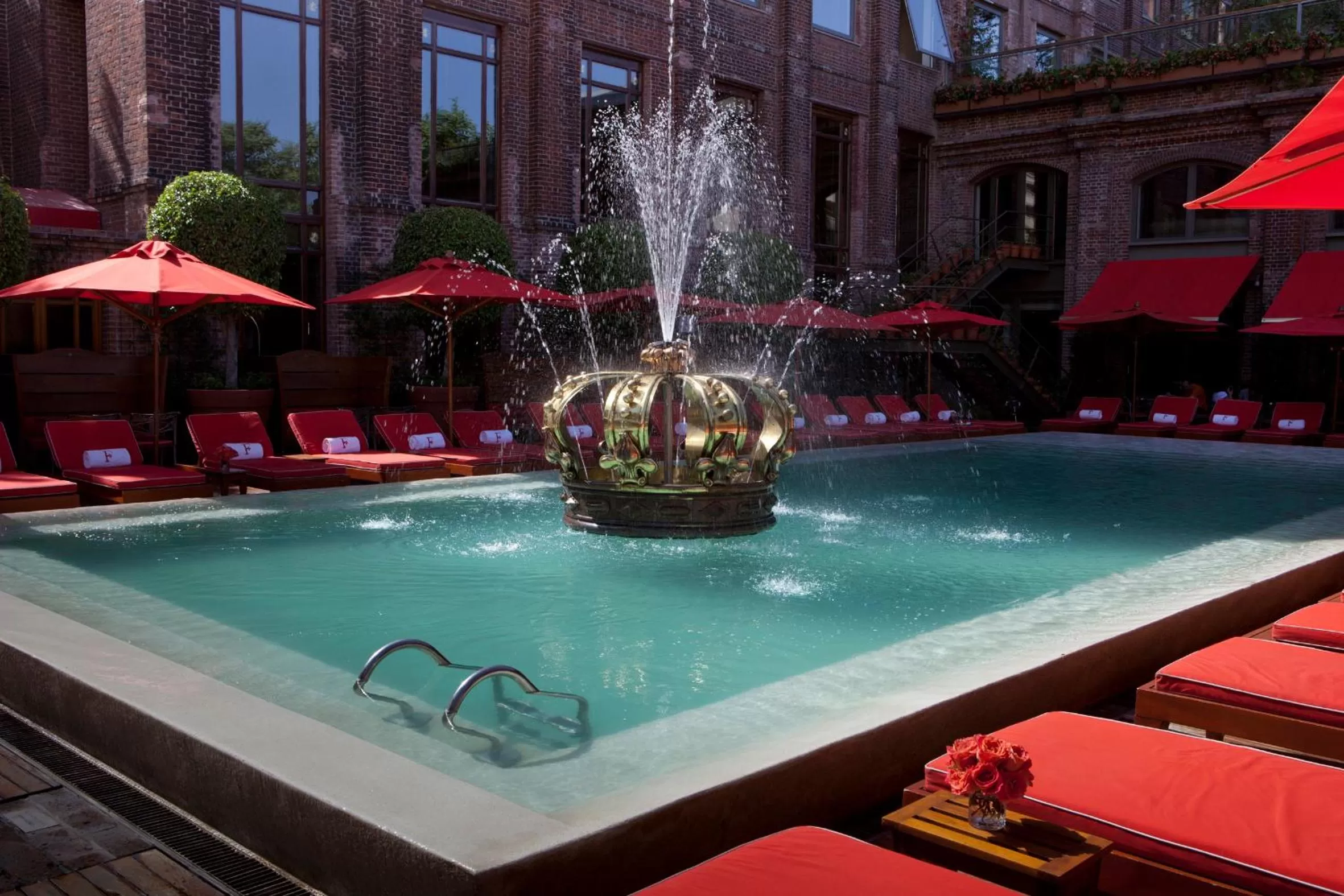 Swimming pool in Faena Hotel Buenos Aires