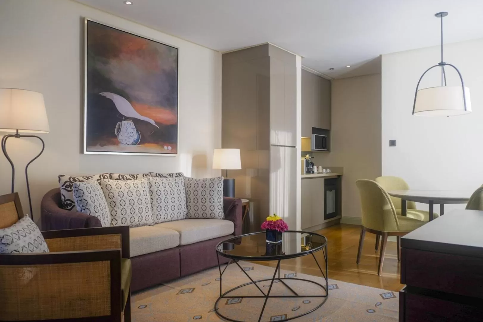 Living room in Dusit Thani Residence Davao