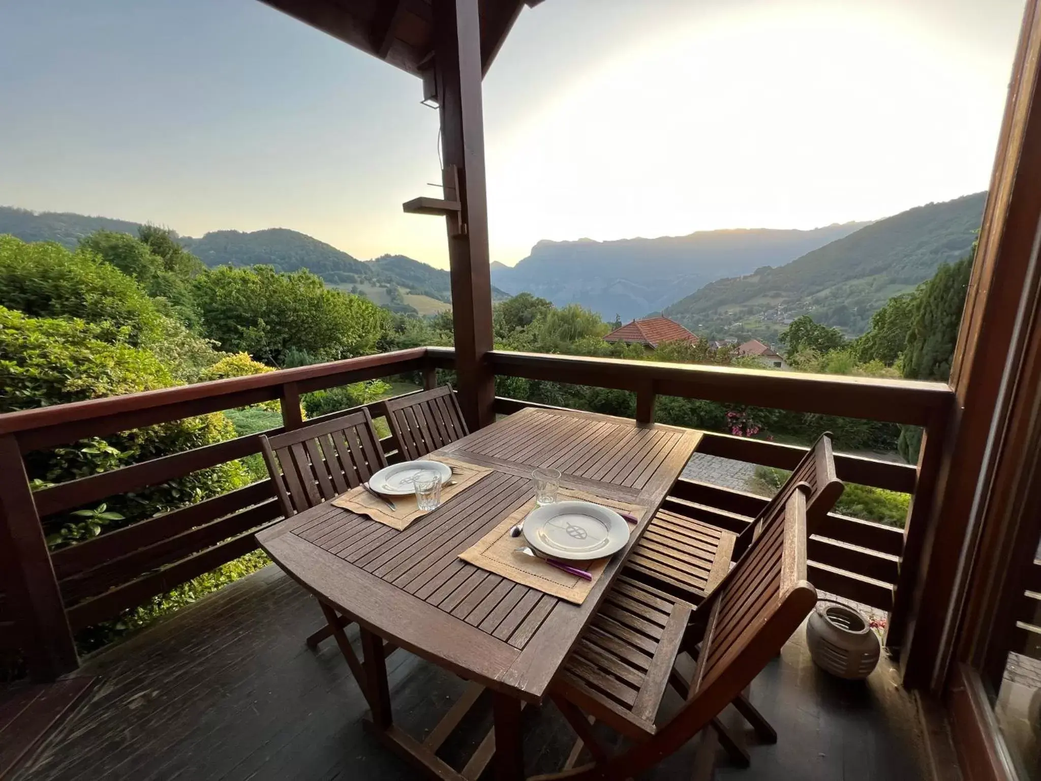 Balcony/Terrace in Eco-Logis Mad'in Belledonne