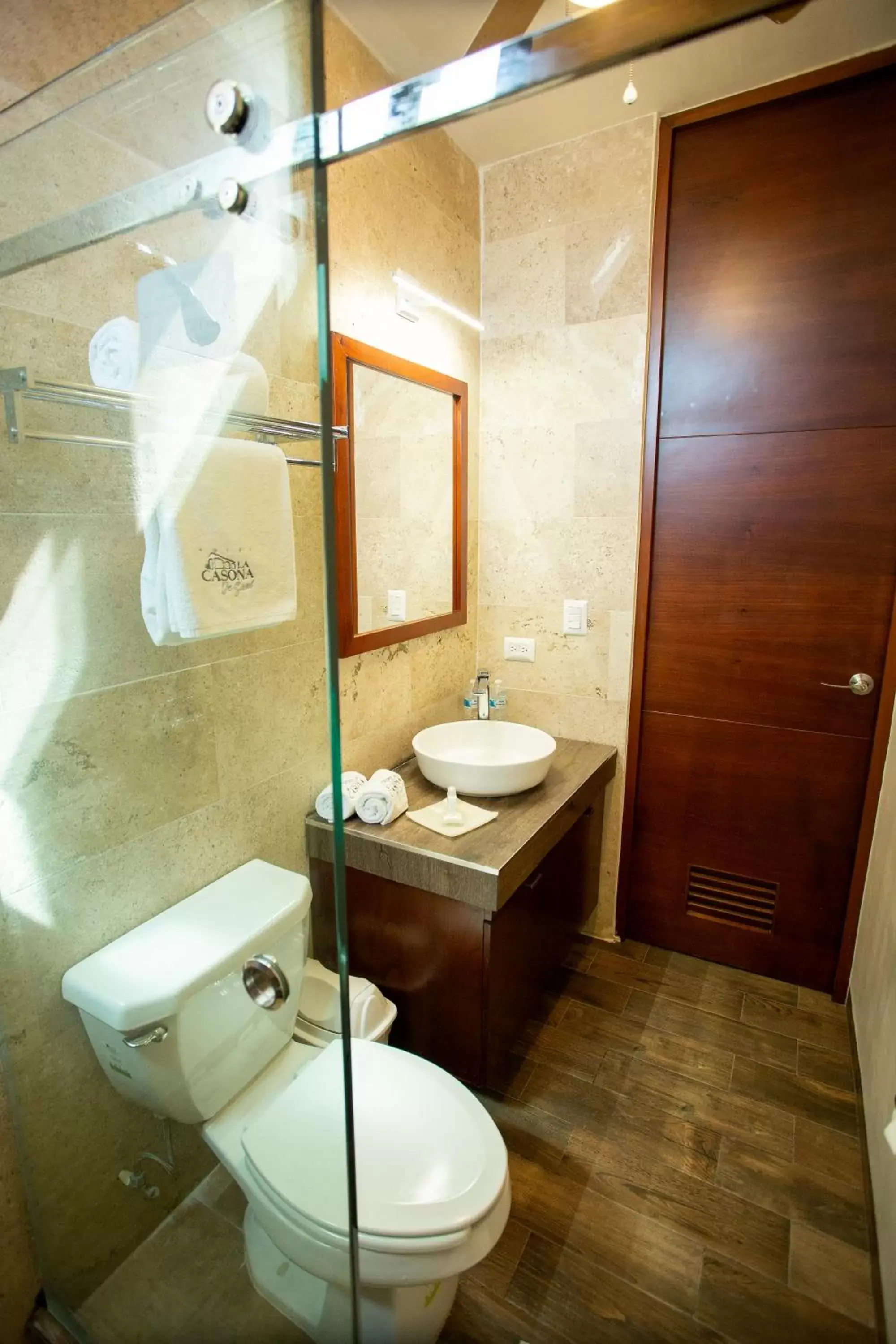 Toilet, Bathroom in La Casona de Sisal Hotel