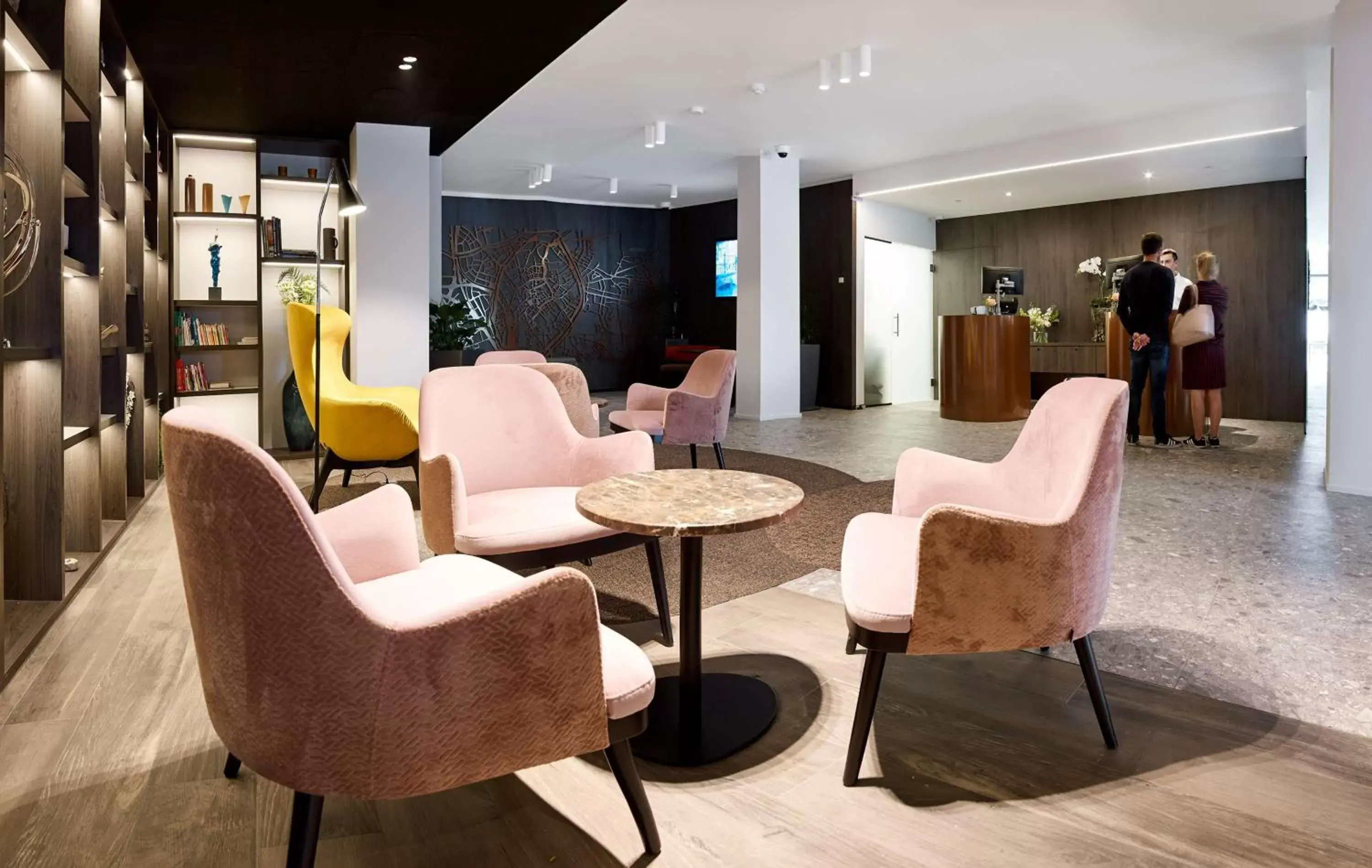 Lounge or bar, Lobby/Reception in Radisson Blu Hotel, Bruges