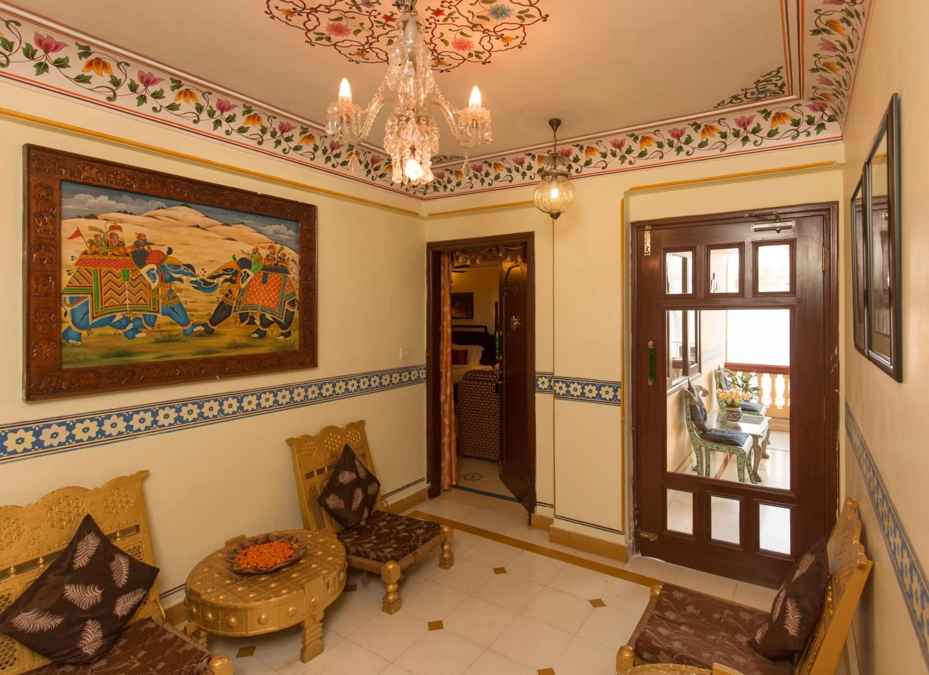 Living room in Umaid Bhawan - A Heritage Style Boutique Hotel