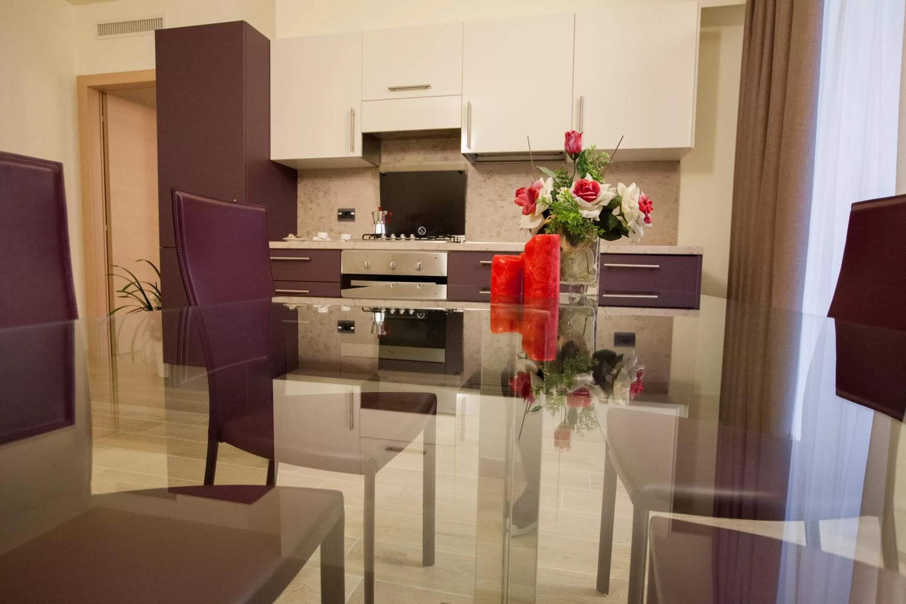 Kitchen or kitchenette in Residenza Agnello D'Oro