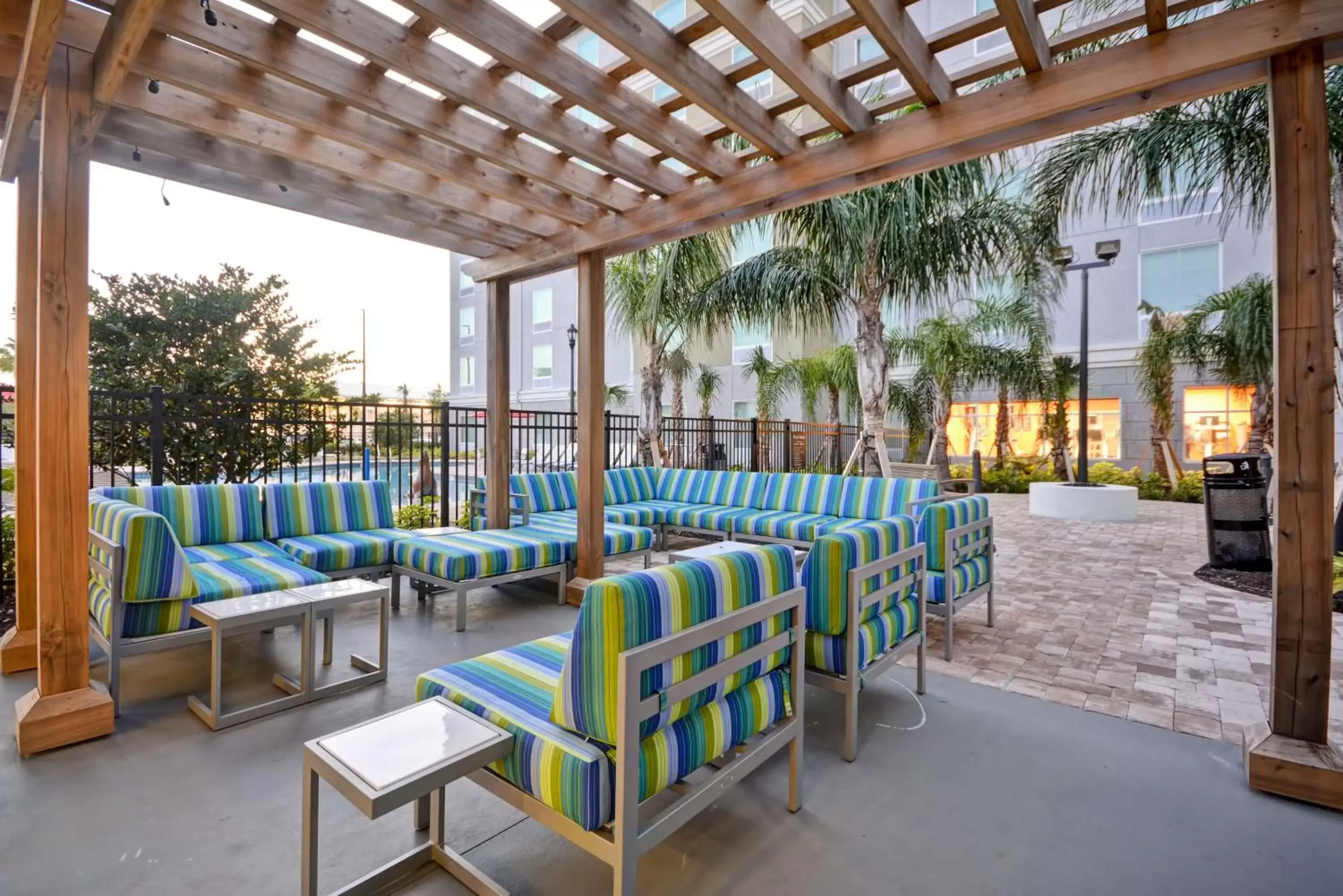 Patio in Homewood Suites by Hilton Orlando Theme Parks
