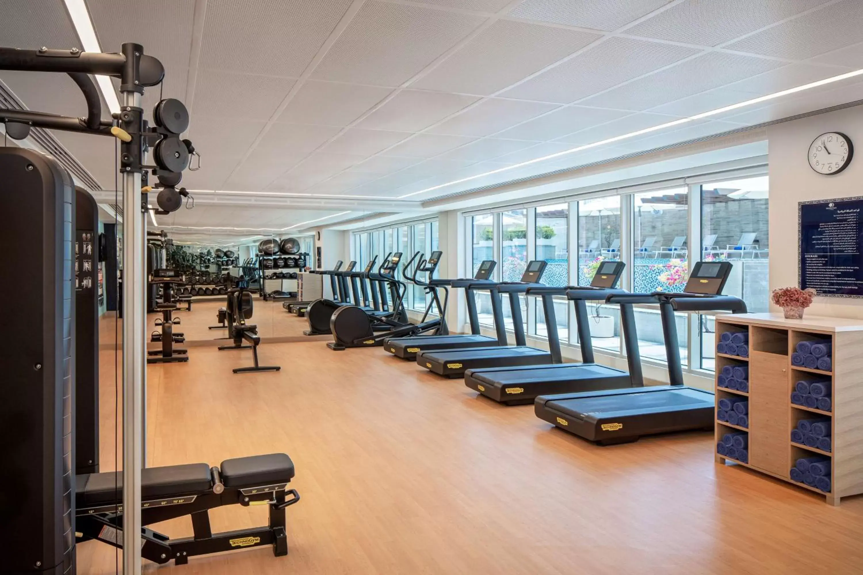 Photo of the whole room, Fitness Center/Facilities in Doubletree By Hilton Fujairah City