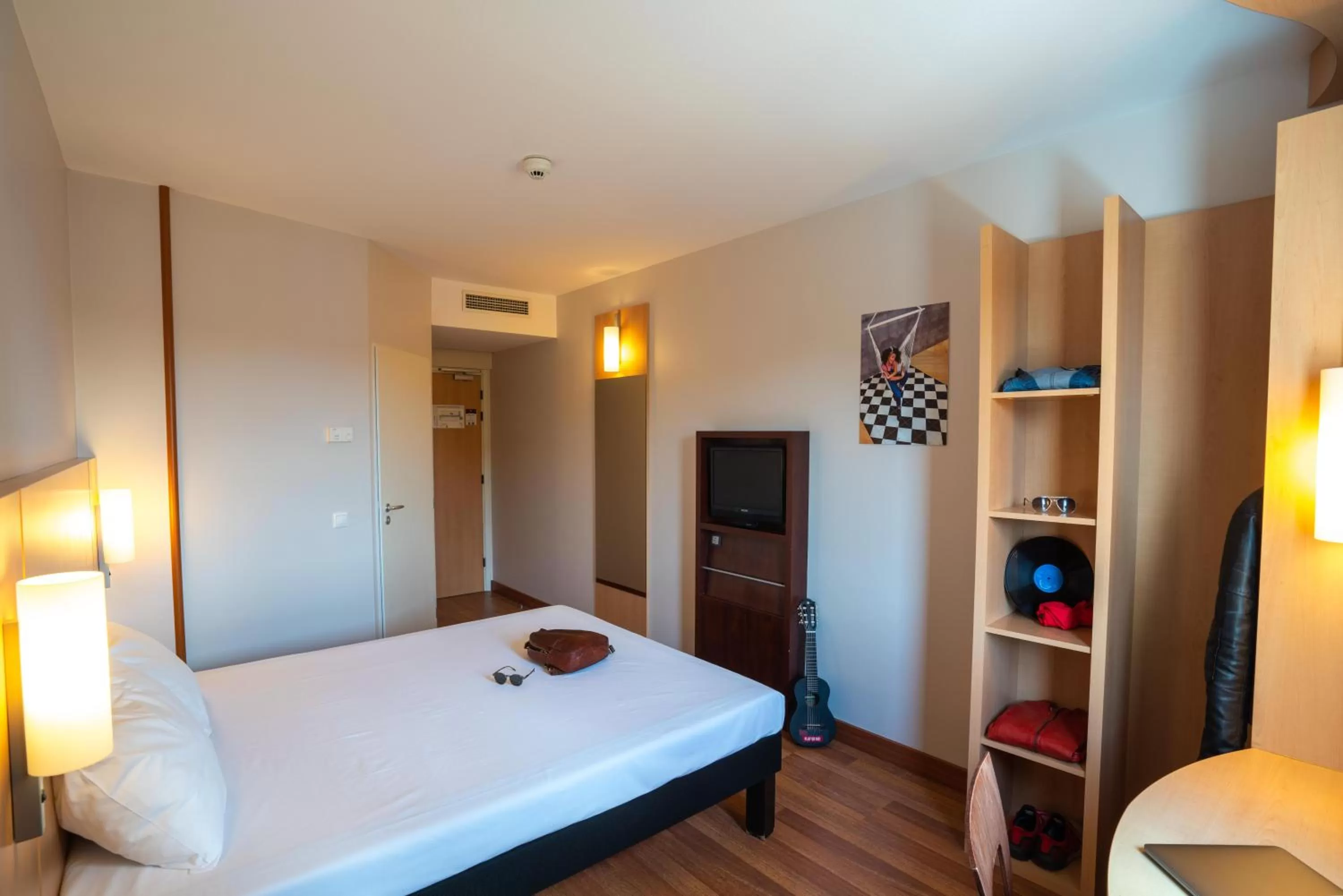 Photo of the whole room, Bed in Ibis Hotel Plzeň