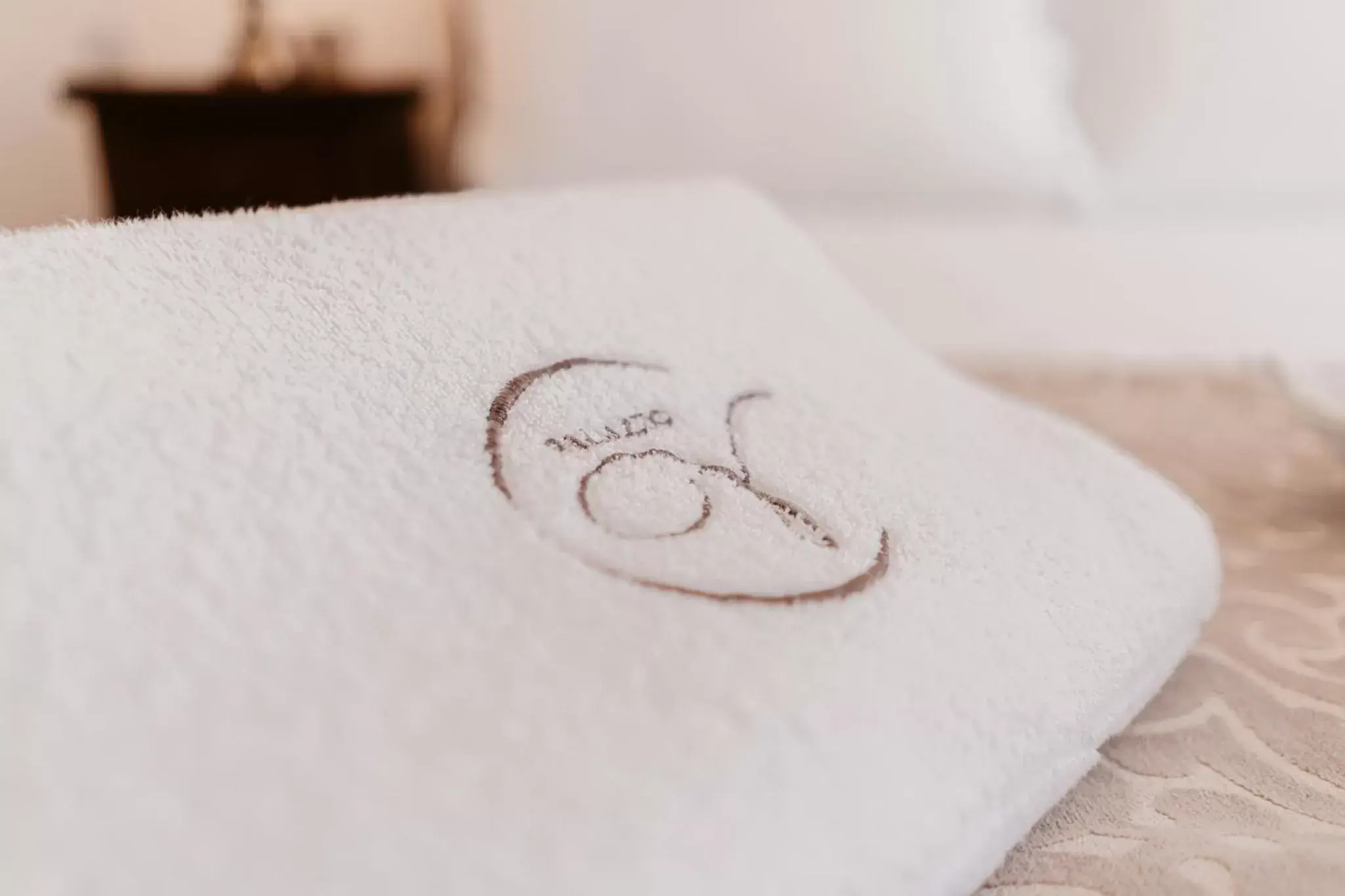 towels, Bed in Palazzo Violetta Boutique Hotel