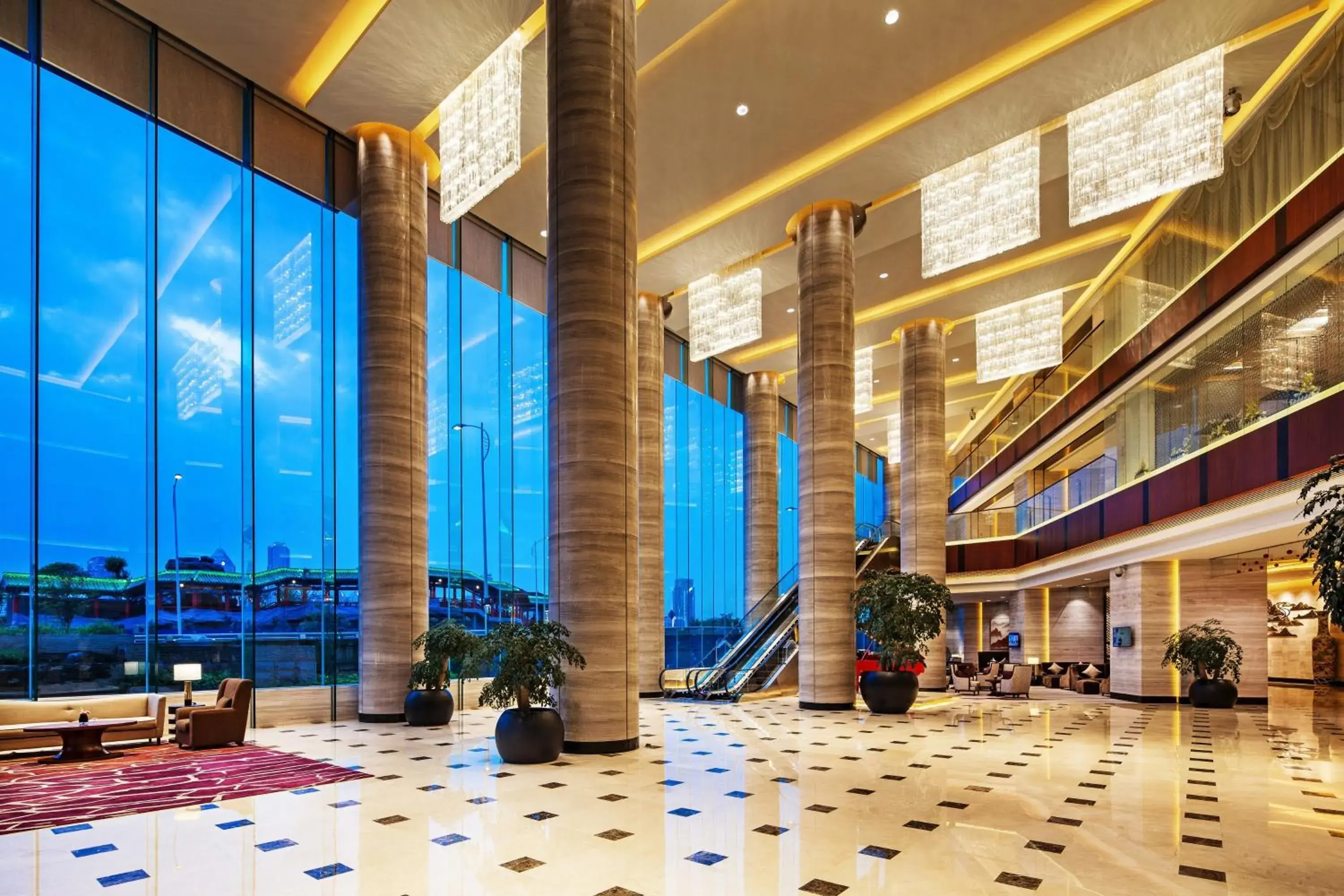 Lobby or reception in Swiss Grand Nanchang (Swiss International Hotel Nanchang)