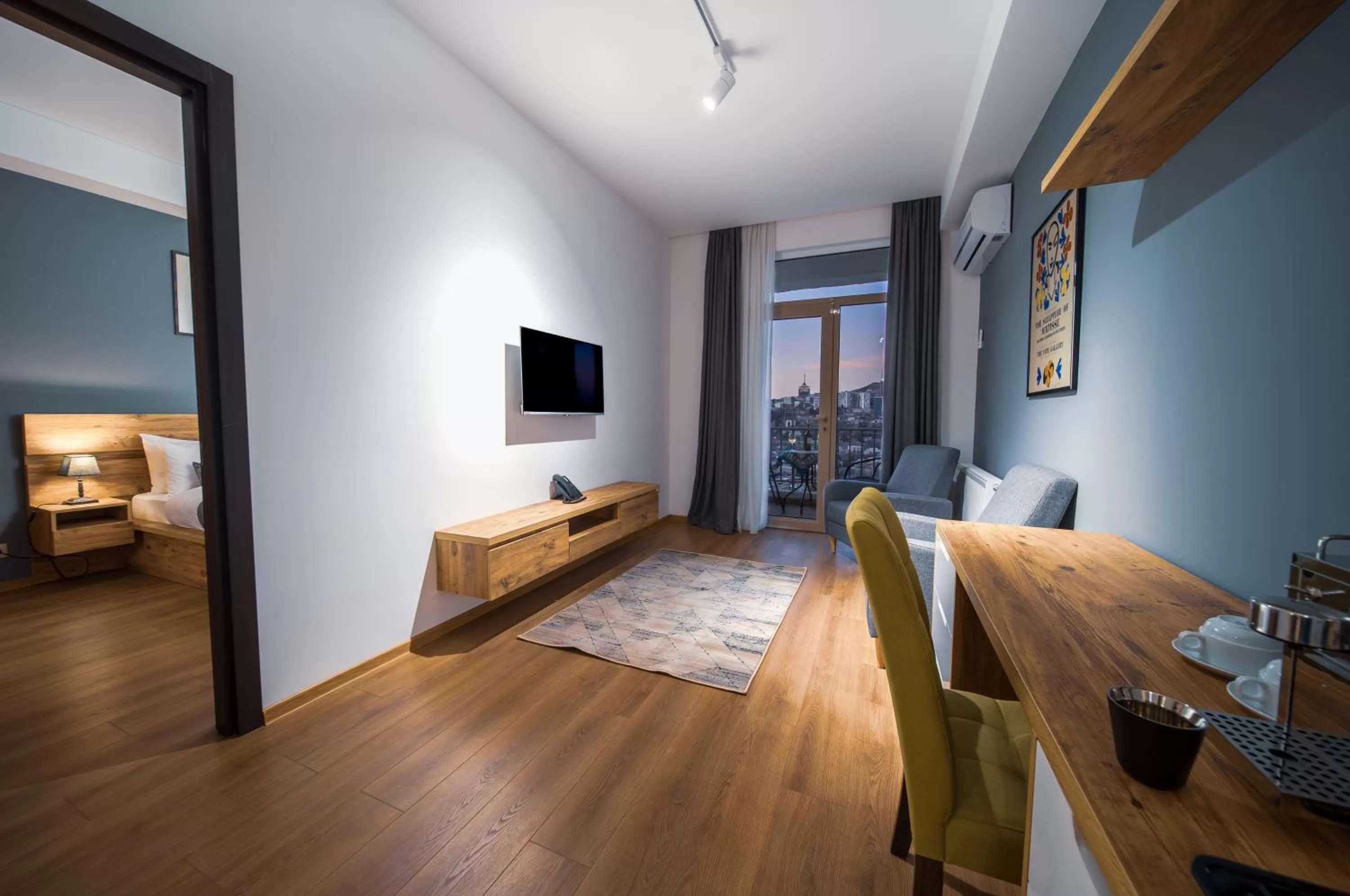 Bed in Reed Hotel Tbilisi