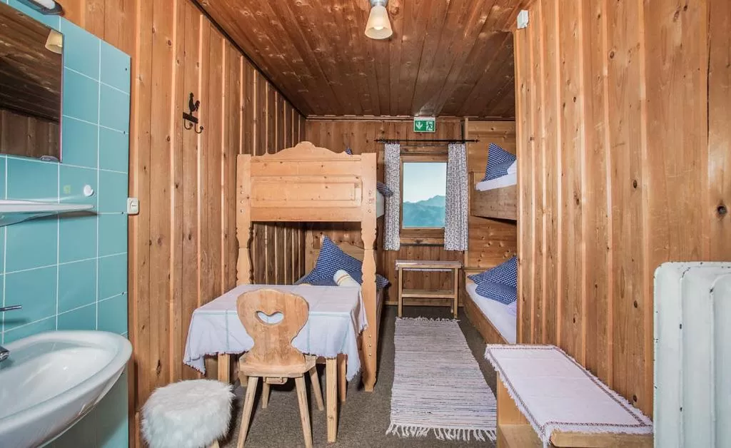 Hocheckhuette On Top of the Kitzbuehel Hahnenkamm Mountain