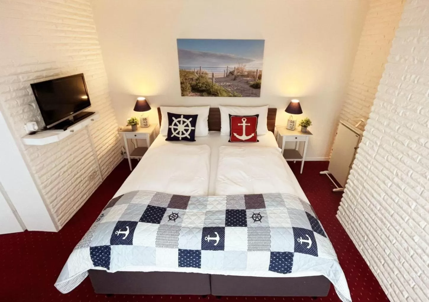 Bed in Hotel Rosmarin