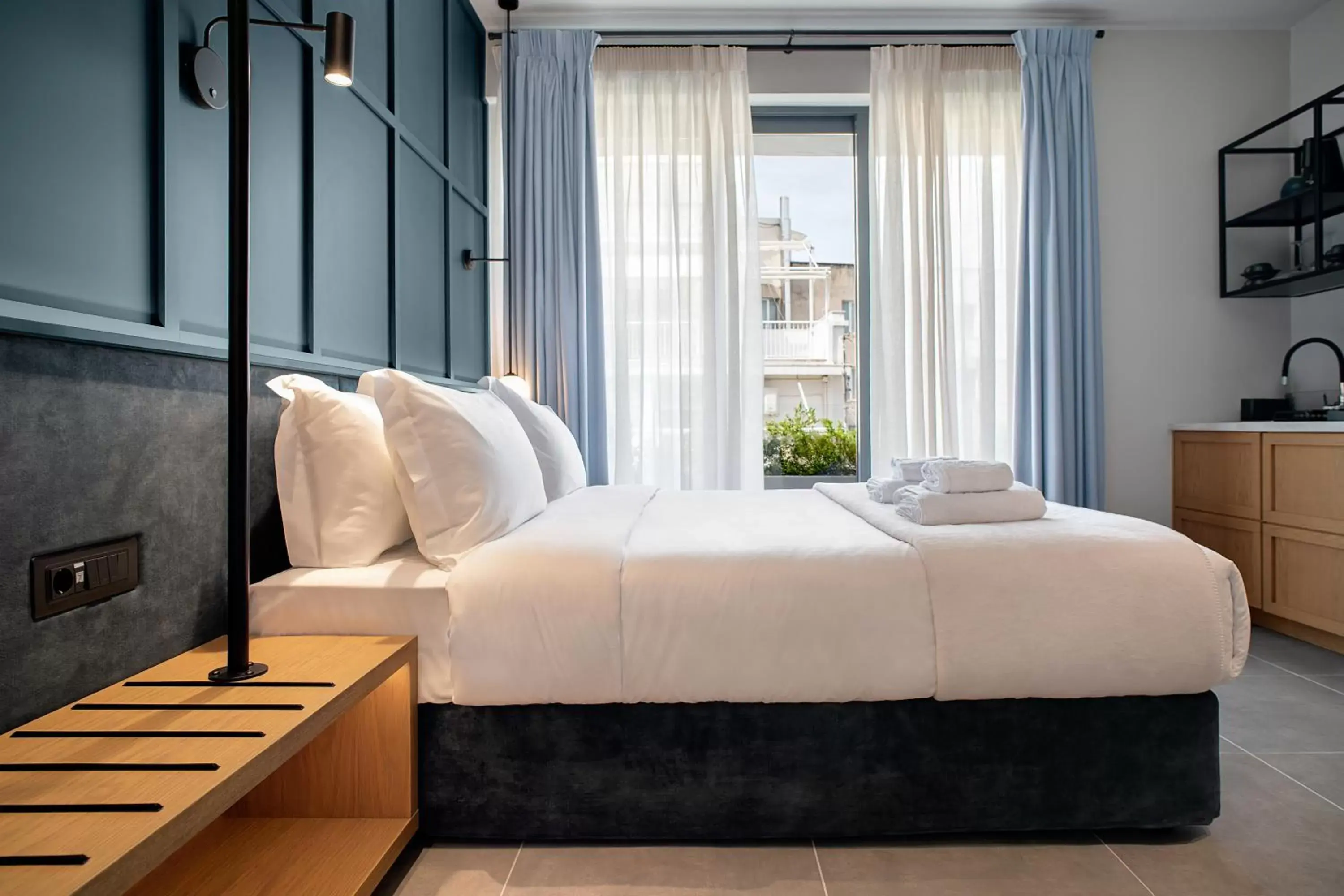 Bed in Bob W Akadimia Athens Bed in Bob W Akadimia Athens