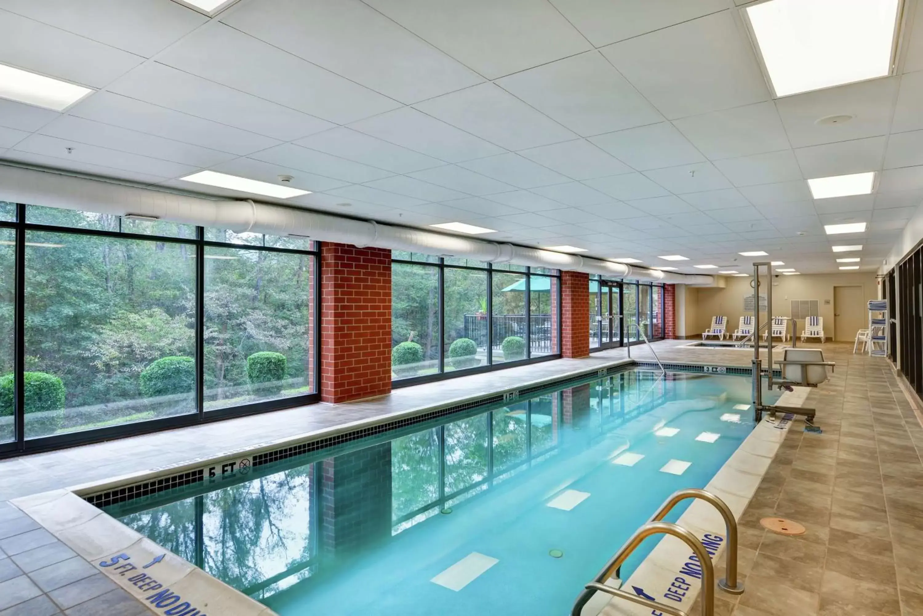 Pool view, Swimming Pool in Hampton Inn Tunkhannock