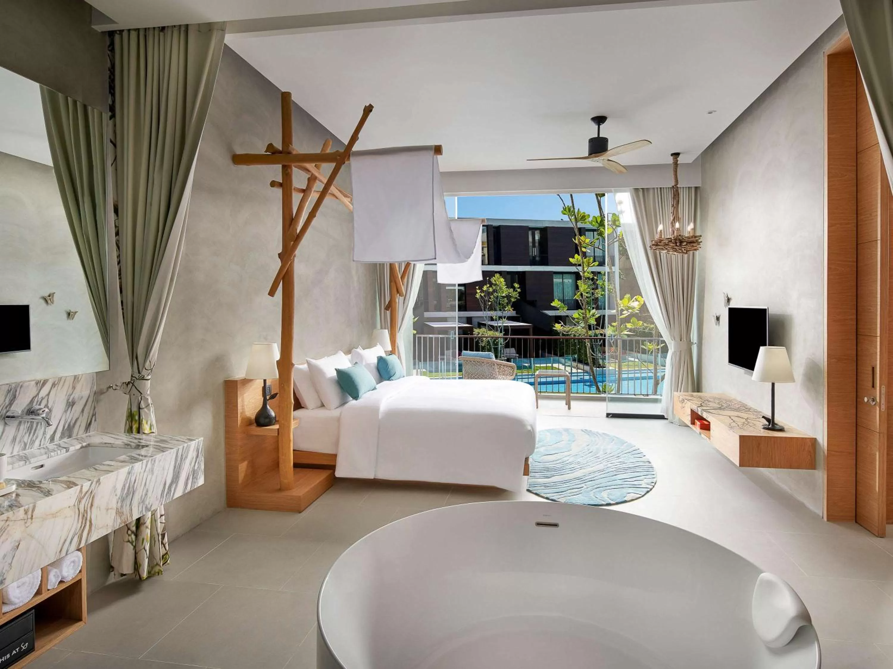 Photo of the whole room, Bed in SO/ Sofitel Hua Hin