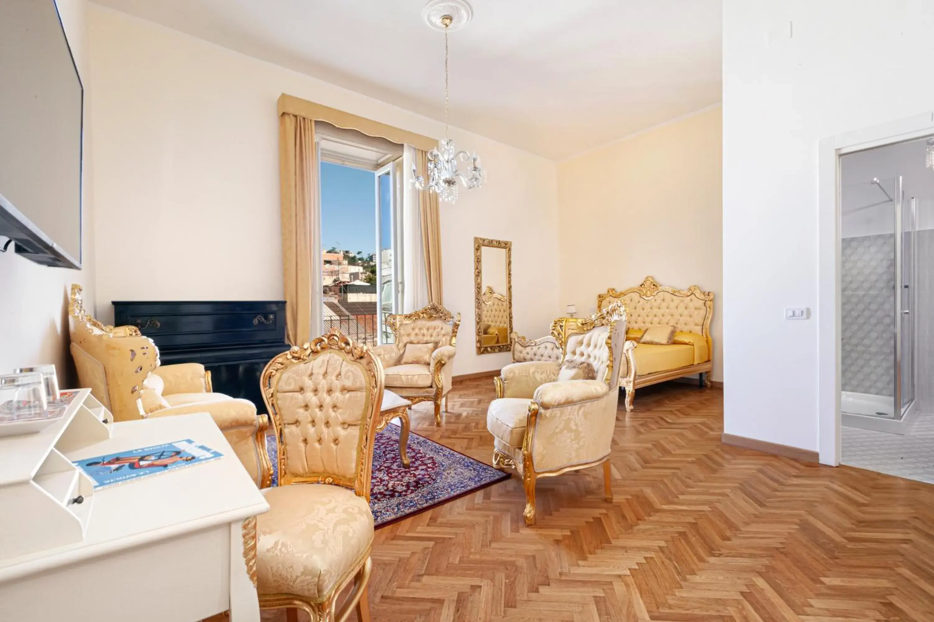 Living room, Seating Area in Relais Antica Napoli