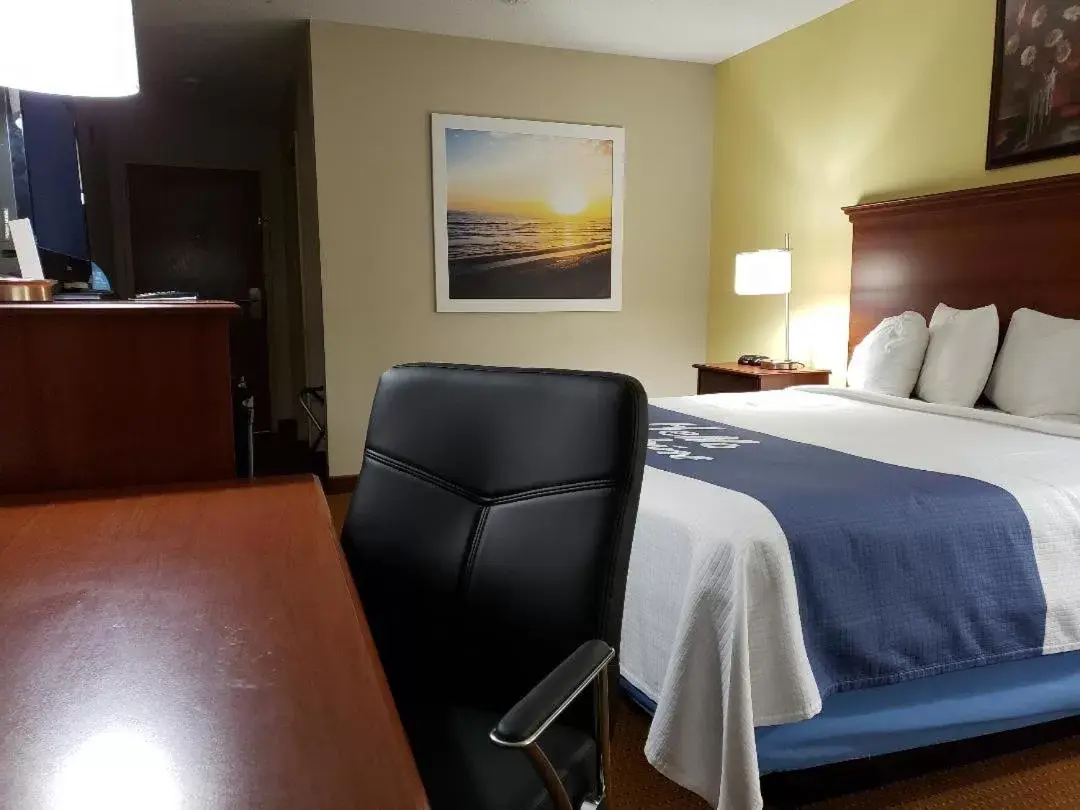 Bed in Days Inn by Wyndham Greensboro NC