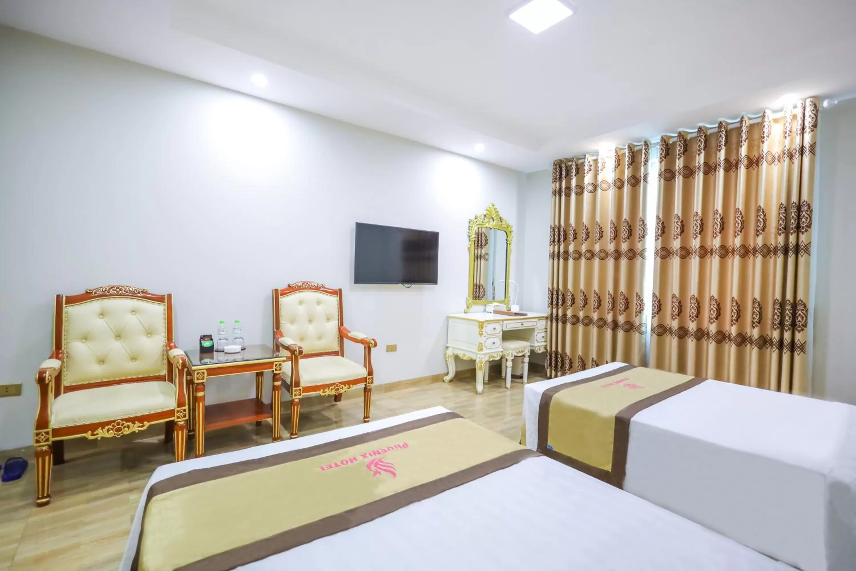 Bed in Khách Sạn Phượng Hoàng 3
