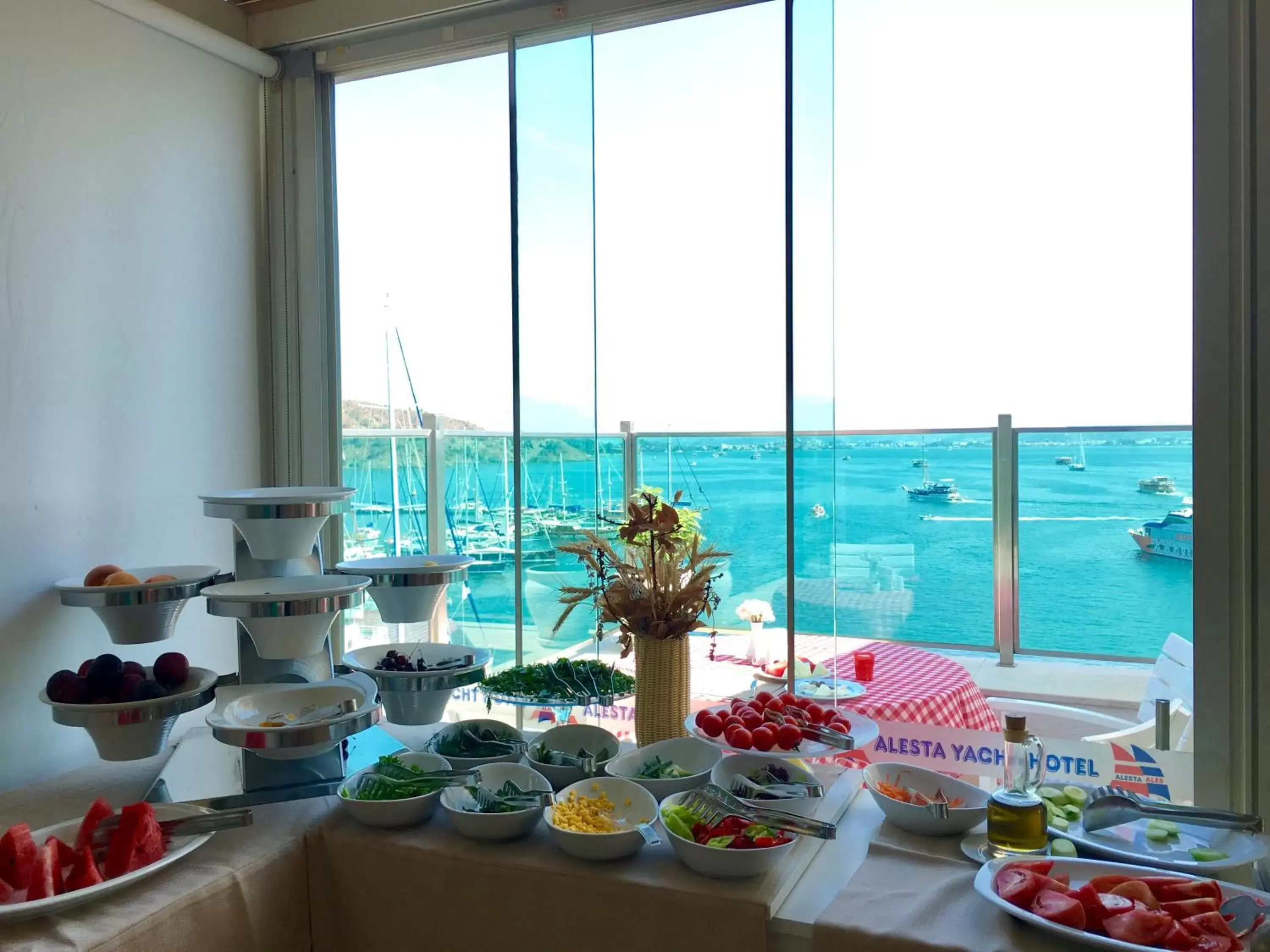 Breakfast in Alesta Yacht Hotel