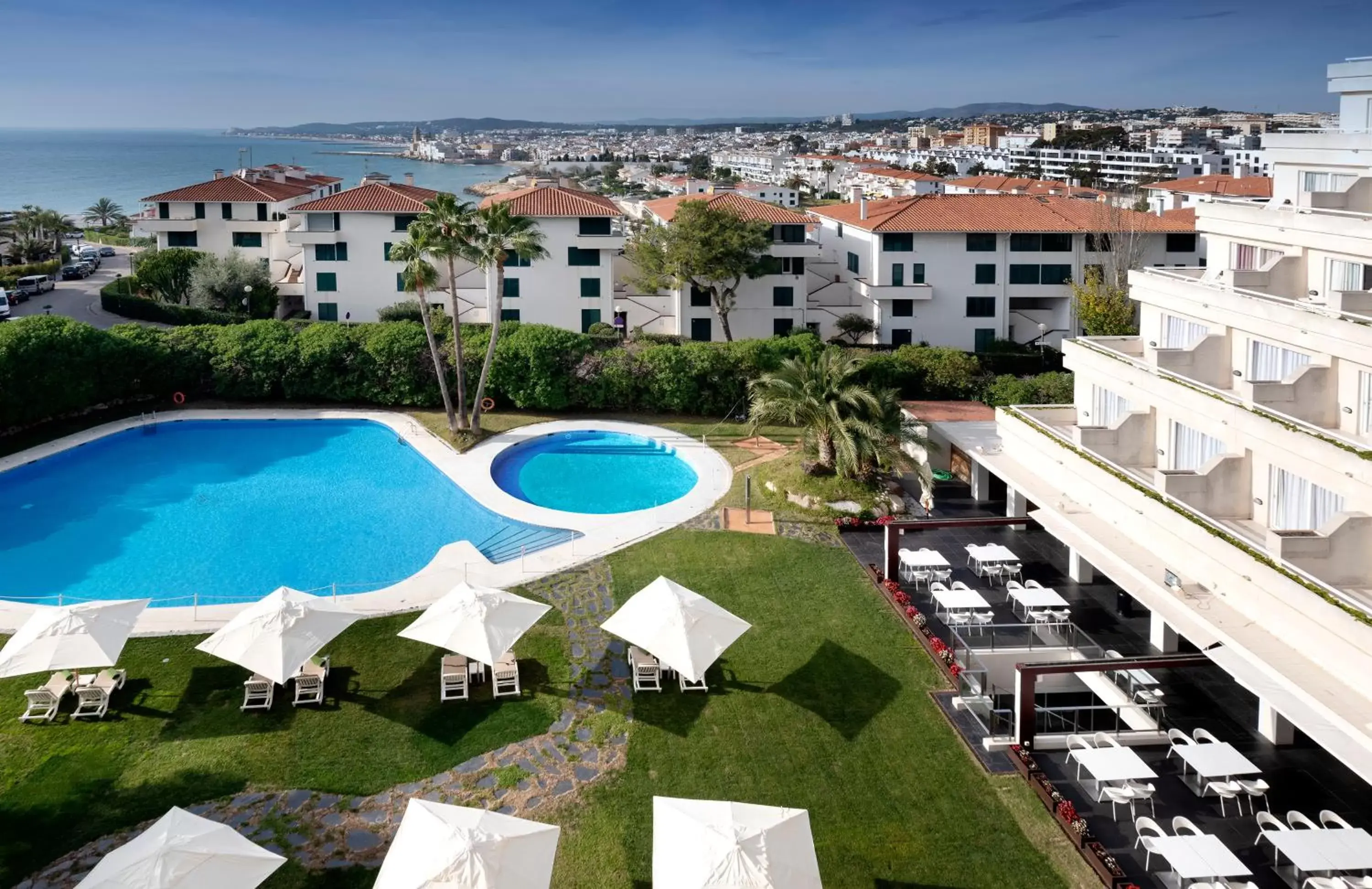 Garden, Pool View in Melia Sitges