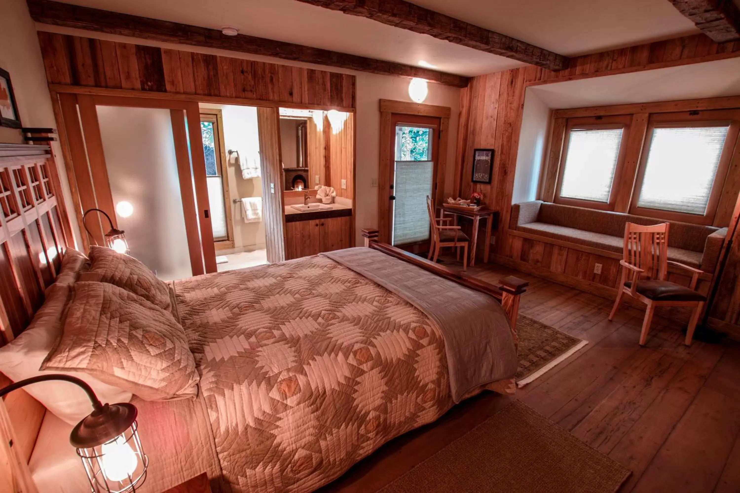 Bedroom in The Squibb Houses