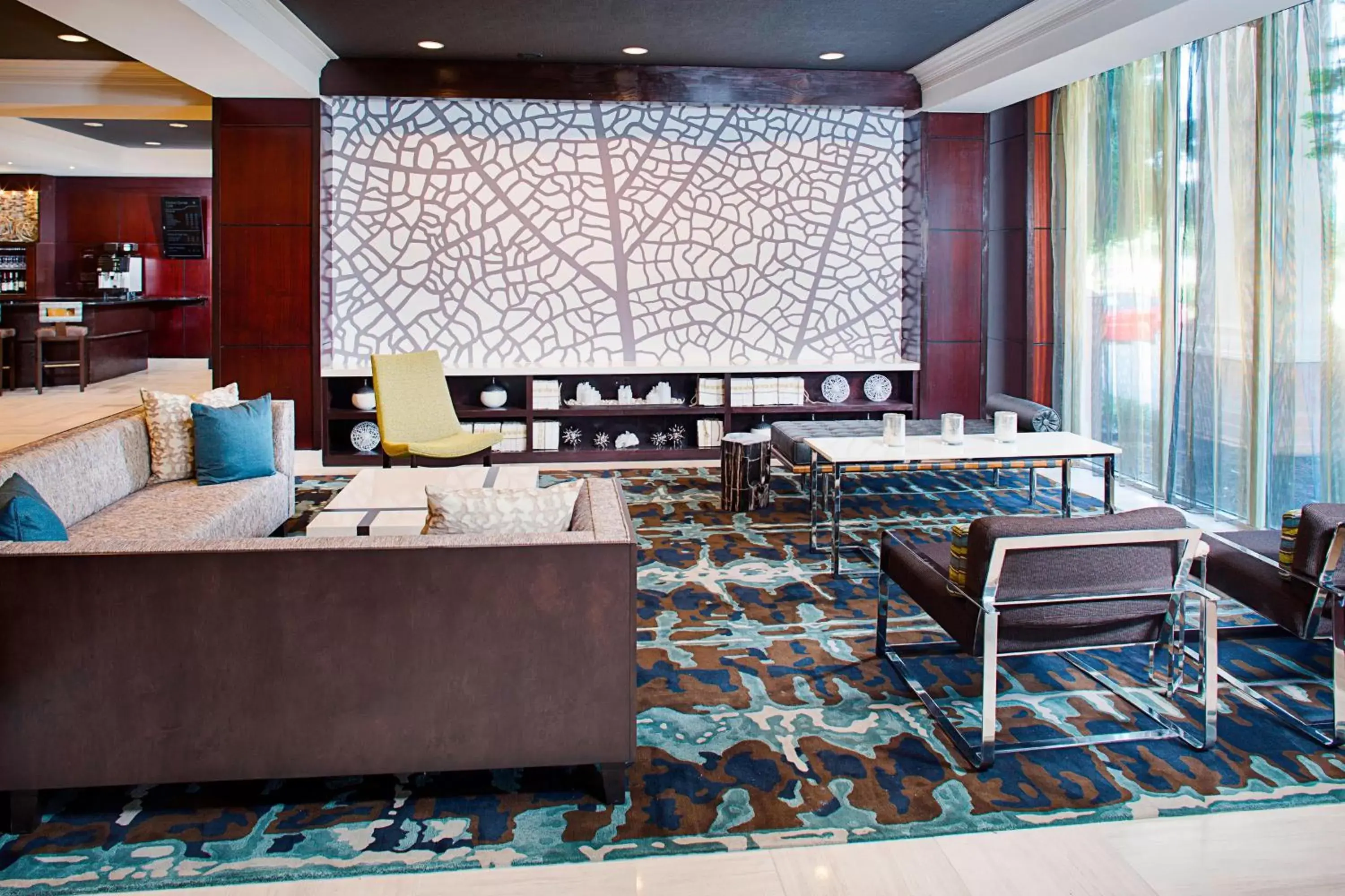 Lobby or reception in Dallas Marriott Suites Medical/Market Center