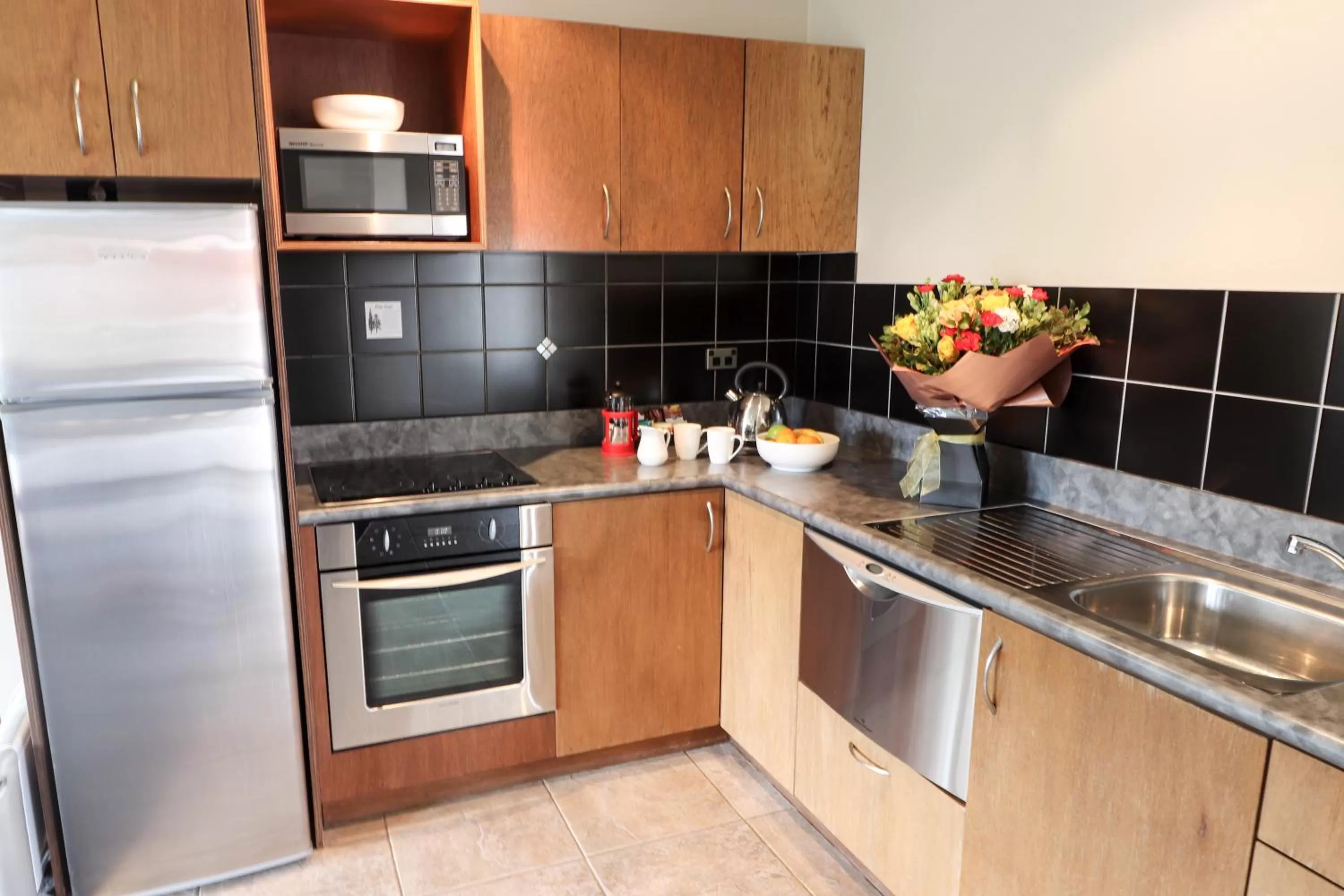 Kitchen or kitchenette in Coleraine Suites & Apartments