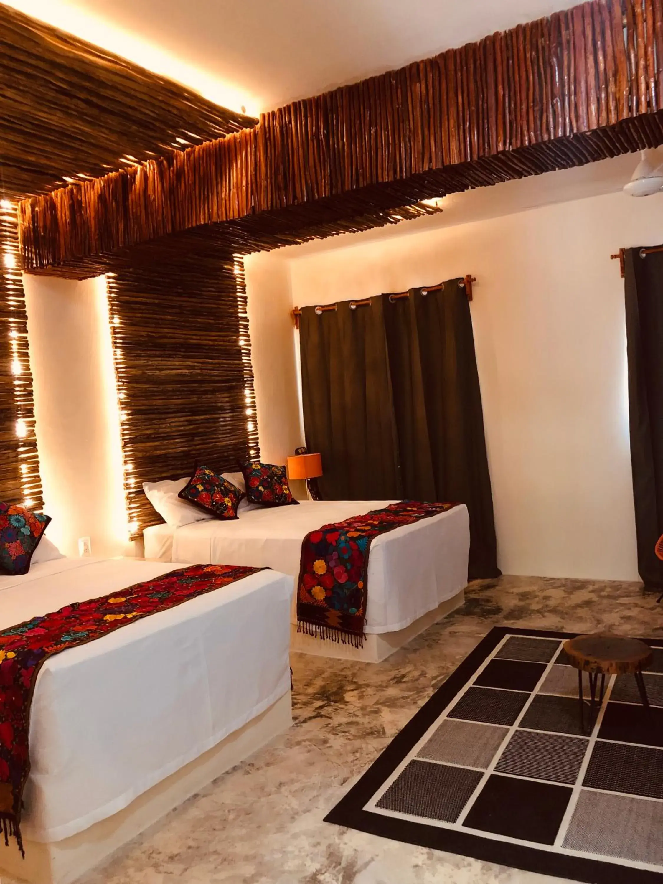 Bed in Tierra maya Hotel & Sanctuary