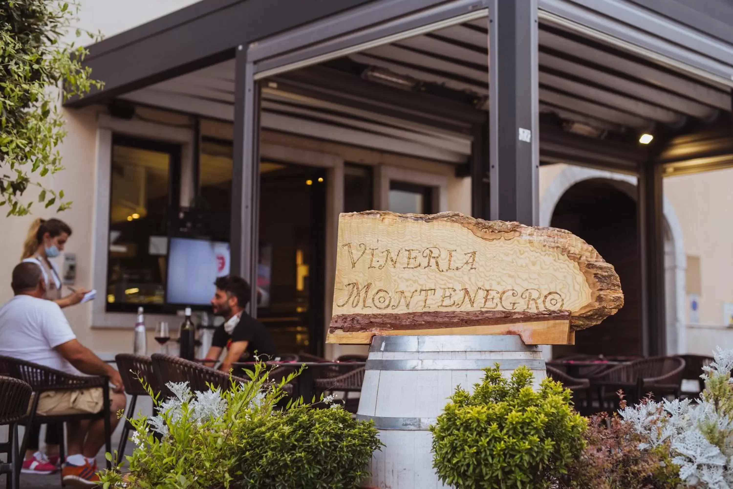 Patio in Albergo Montenegro