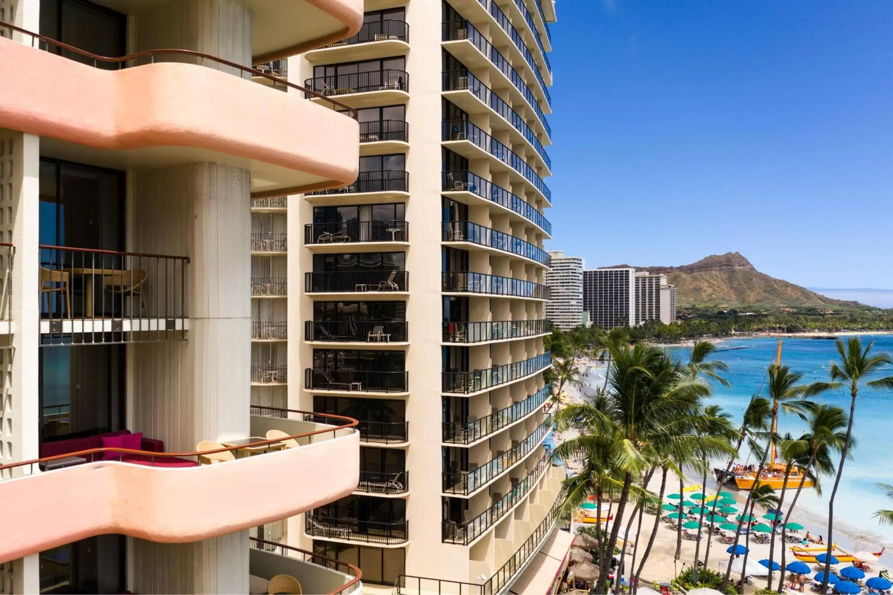 Property building, Pool View in The Royal Hawaiian, A Luxury Collection Resort, Waikiki
