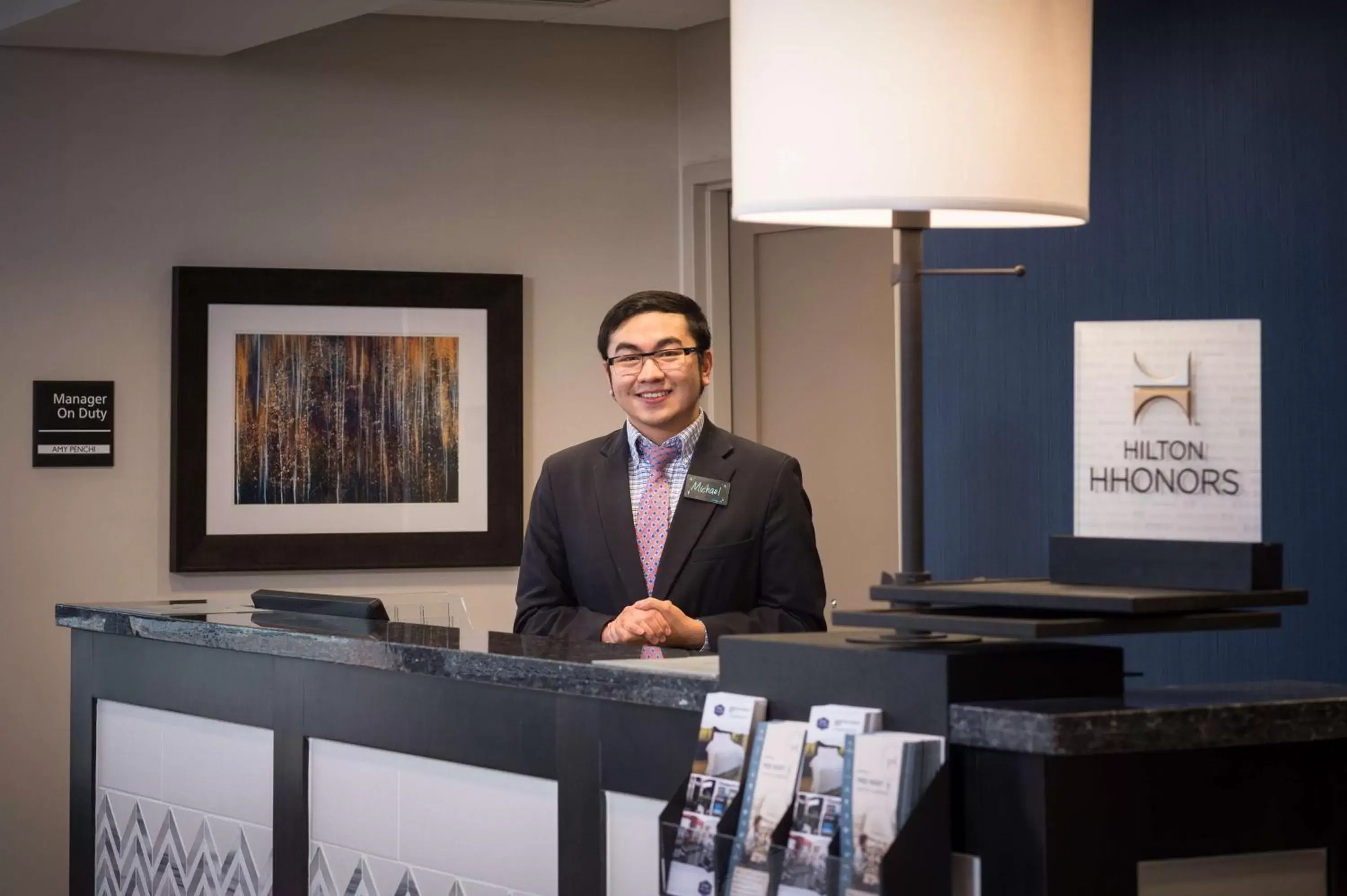 Lobby or reception, Lobby/Reception in Hampton Inn and Suites La Crosse Downtown