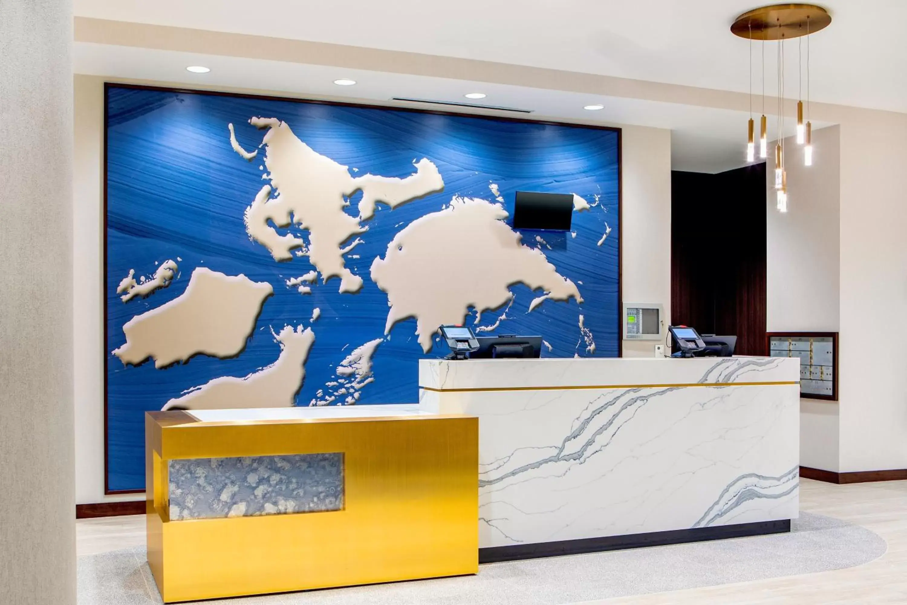 Lobby or reception in SpringHill Suites by Marriott Boston Logan Airport Revere Beach
