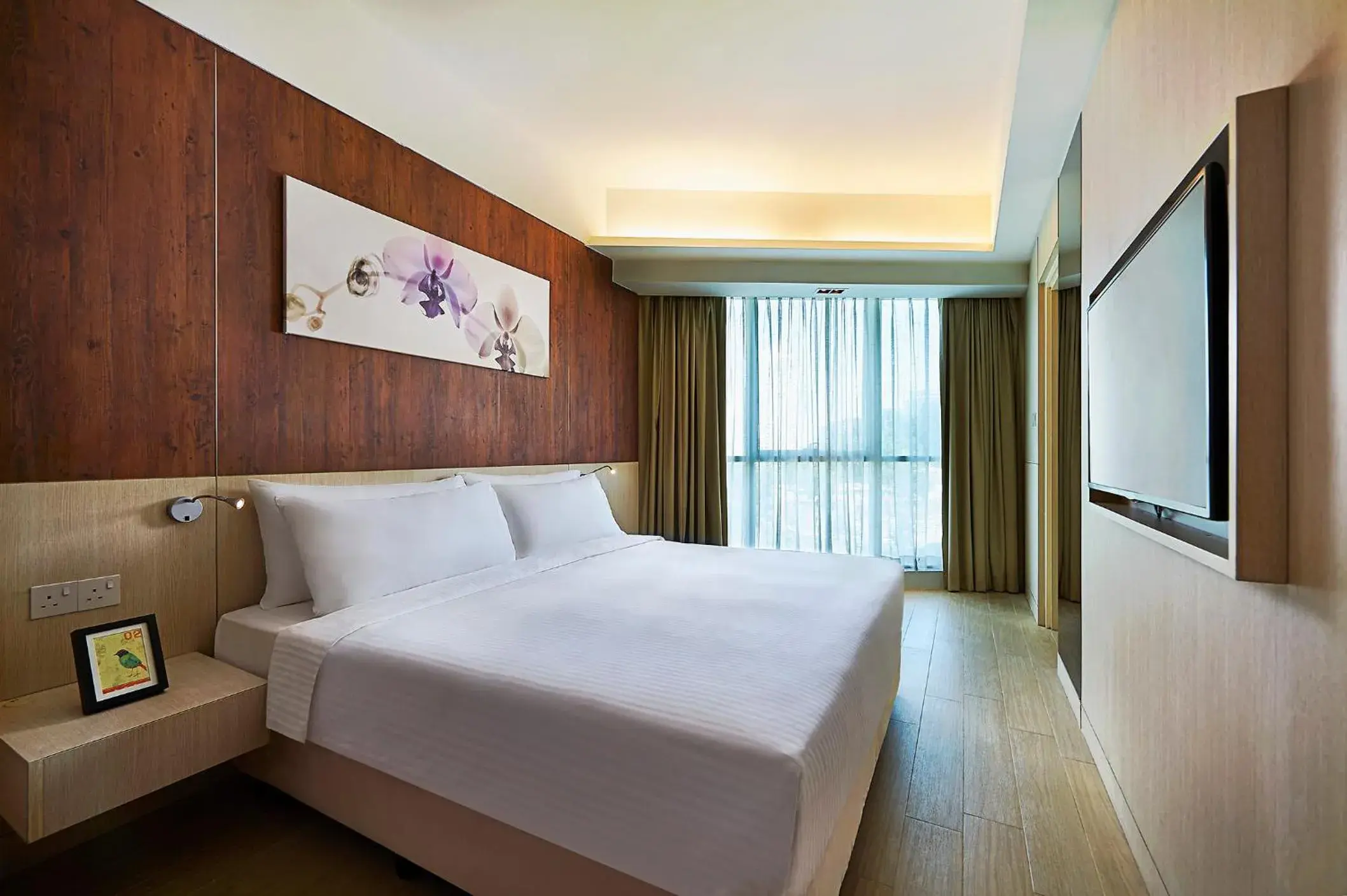 Bedroom, Bed in Oasia Suites Kuala Lumpur by Far East Hospitality