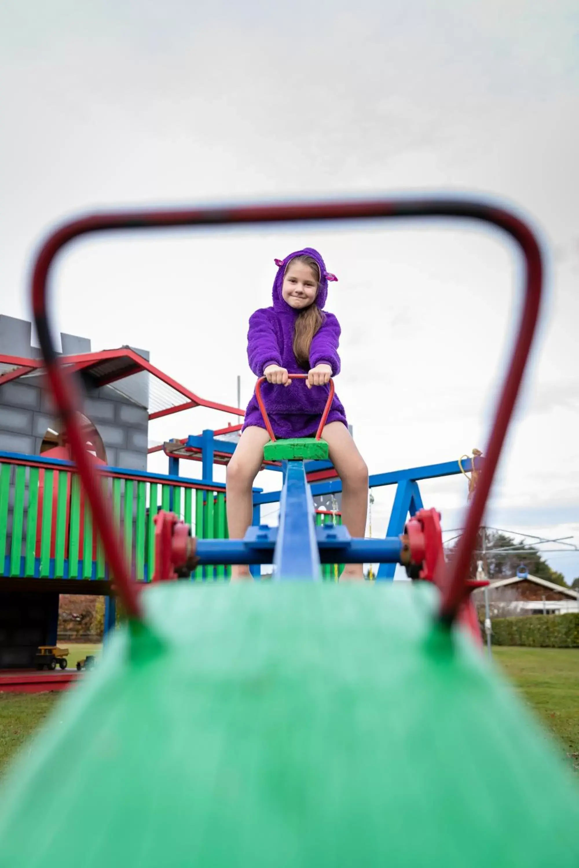 Children play ground, Children in Alpine View Motel