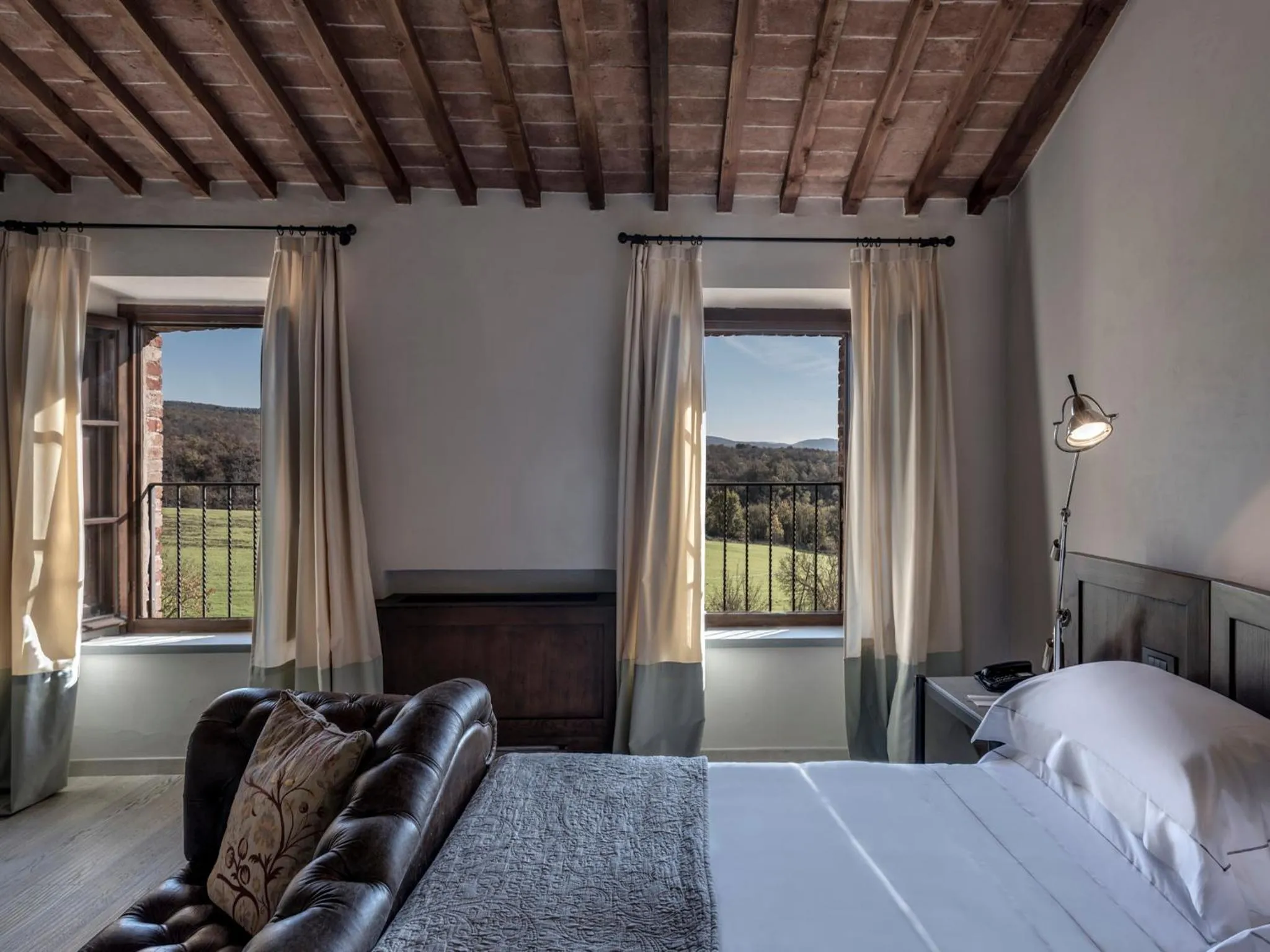 Photo of the whole room, Bed in Castel Monastero - The Leading Hotels of the World