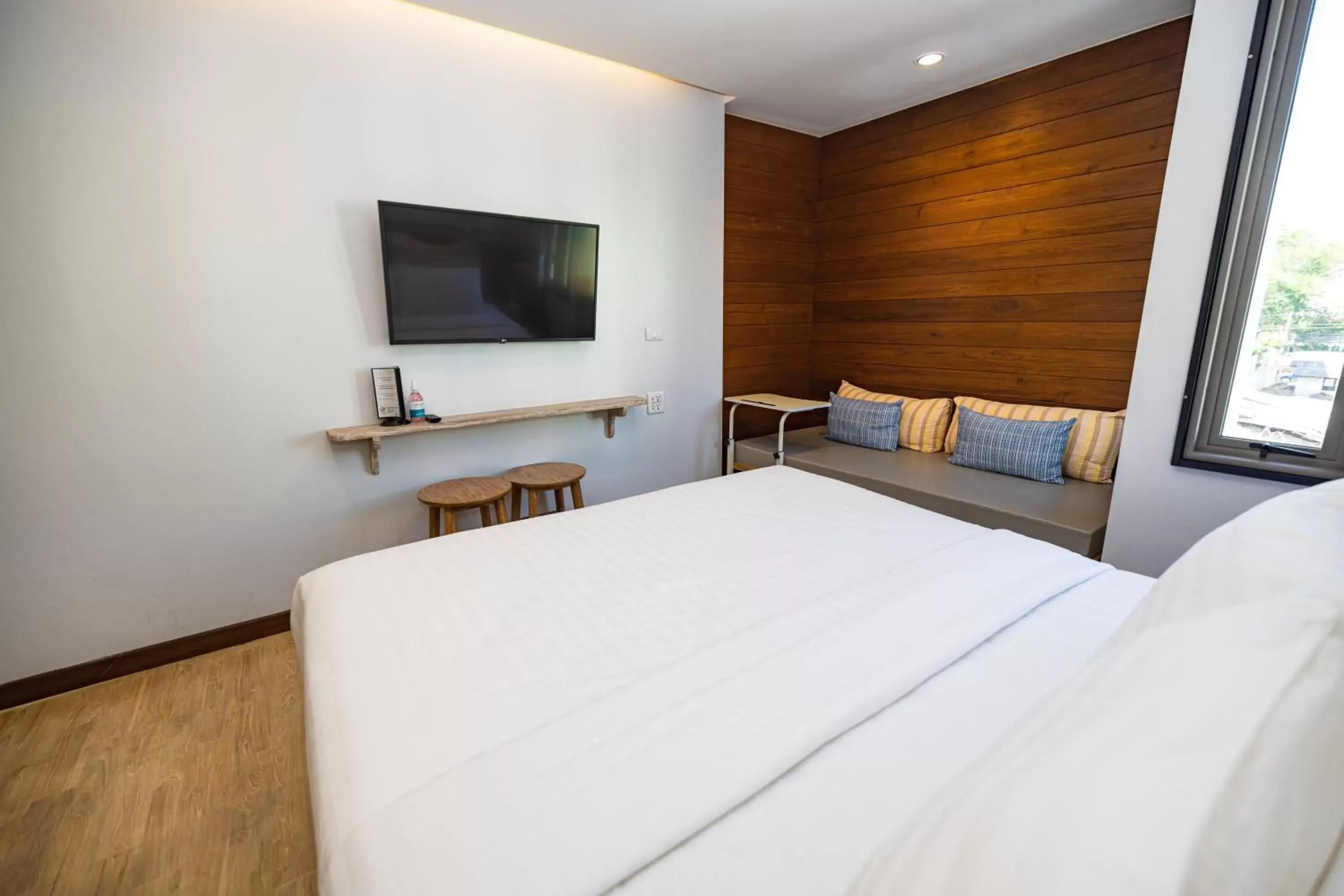 TV and multimedia, Bed in Pastell Oldtown Chiang Mai SHA Extra Plus