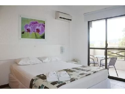 Bed in Fragata Apart Hotel