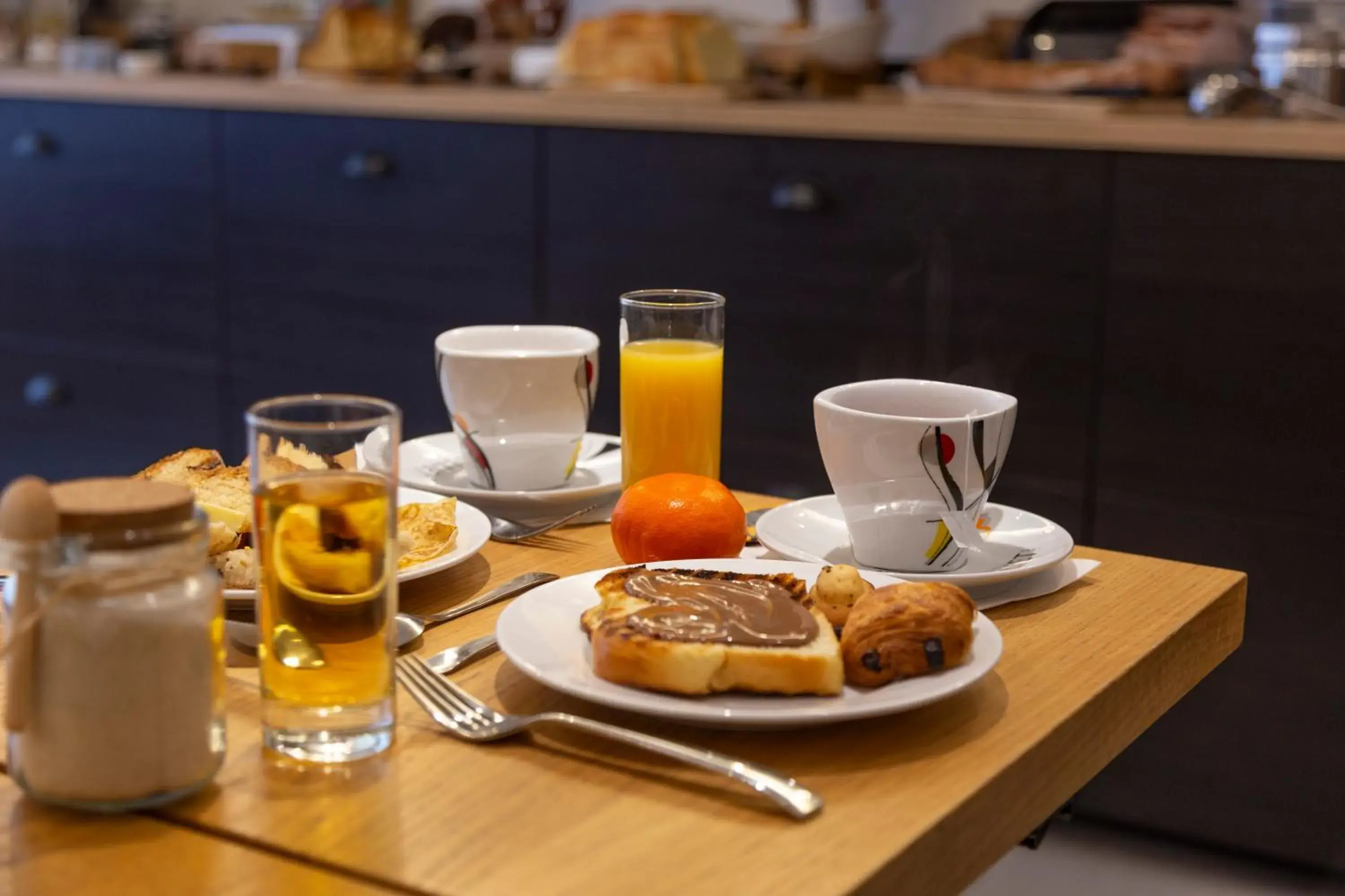 Buffet breakfast, Breakfast in Hotel Victoria