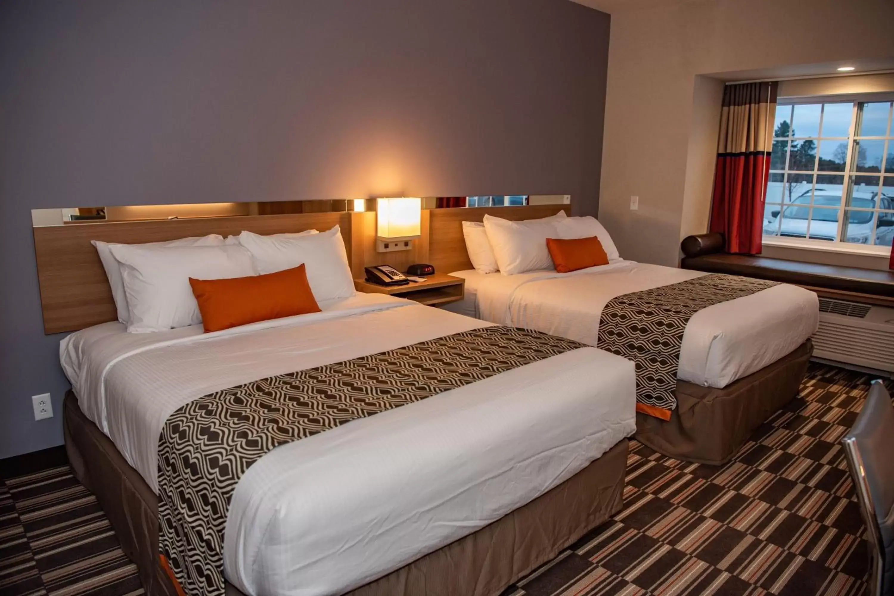 Bed in Microtel Inn & Suites by Wyndham Carlisle