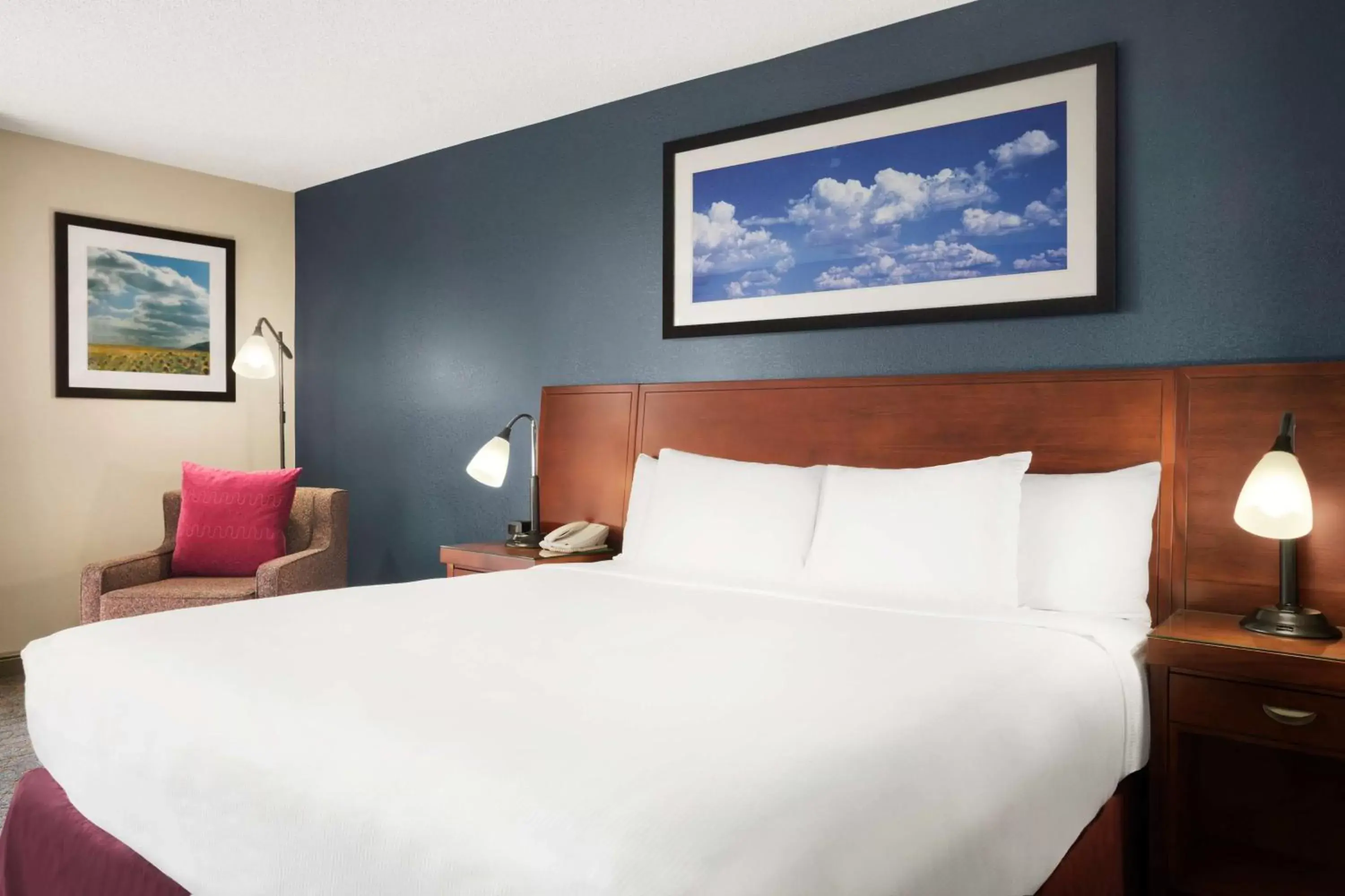 Bed in DoubleTree by Hilton DFW Airport North