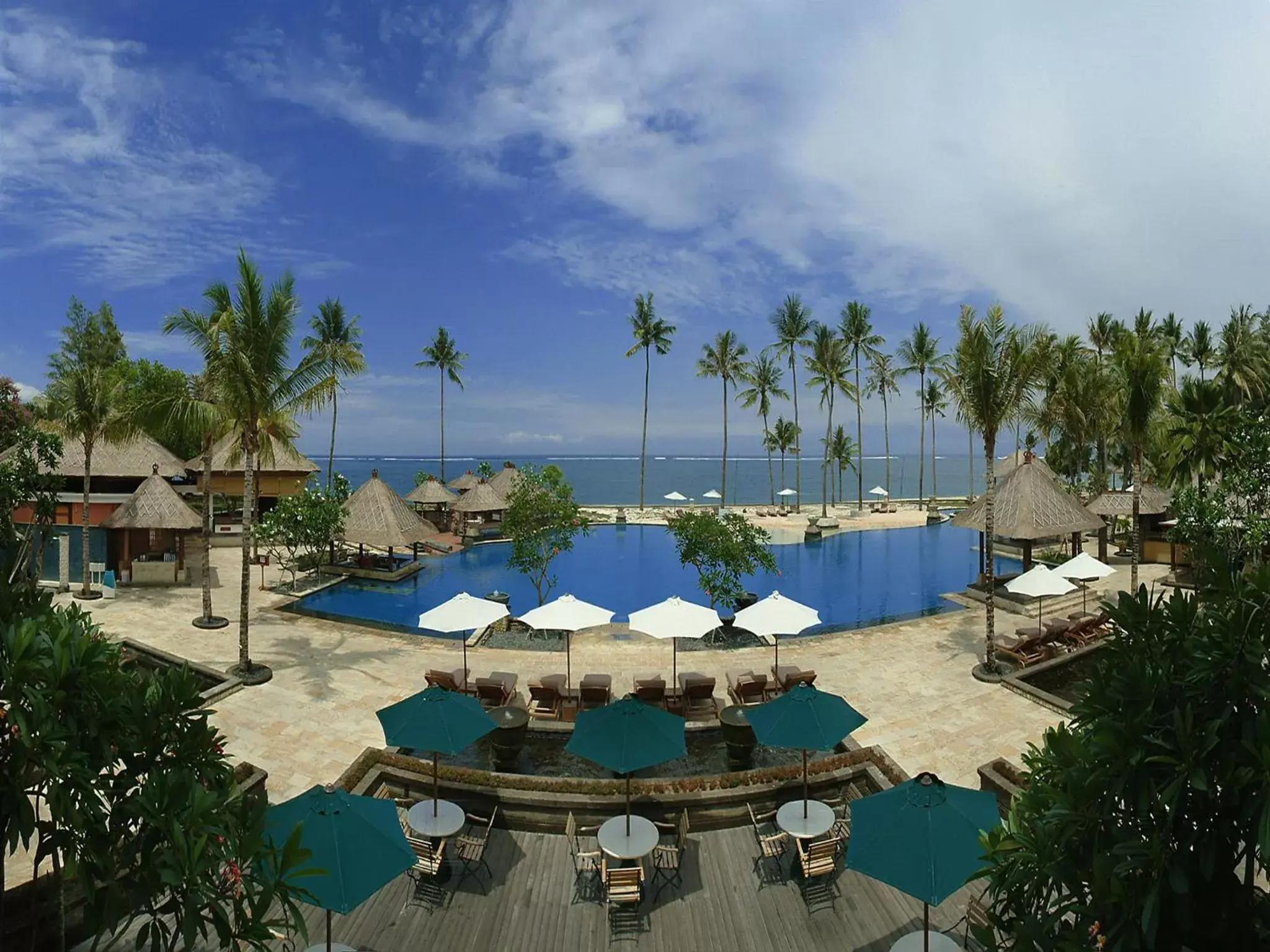Bird's eye view, Pool View in The Patra Bali Resort & Villas - CHSE Certified