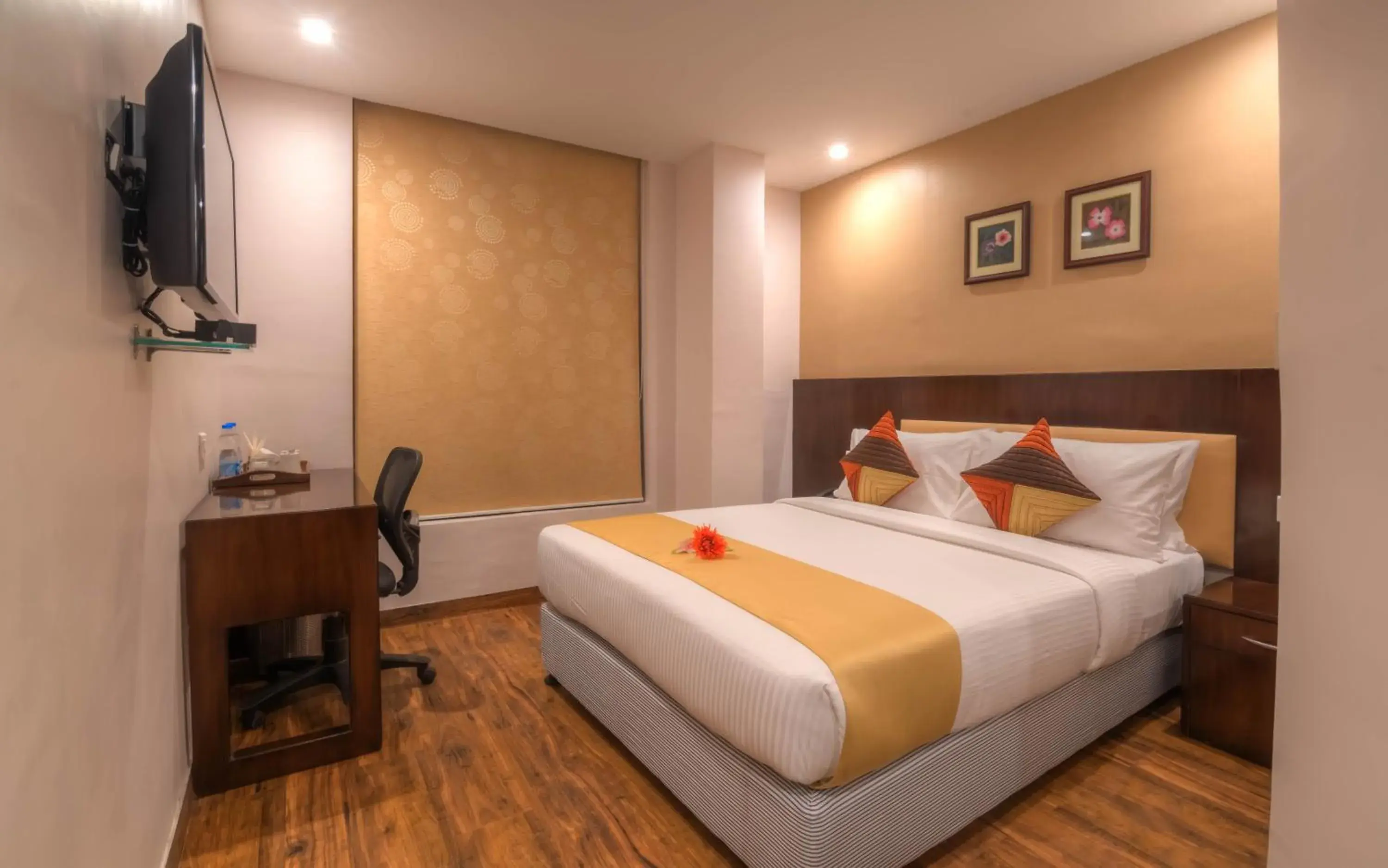 Bed in Mango Hotels Prangan Bed in Mango Hotels Prangan