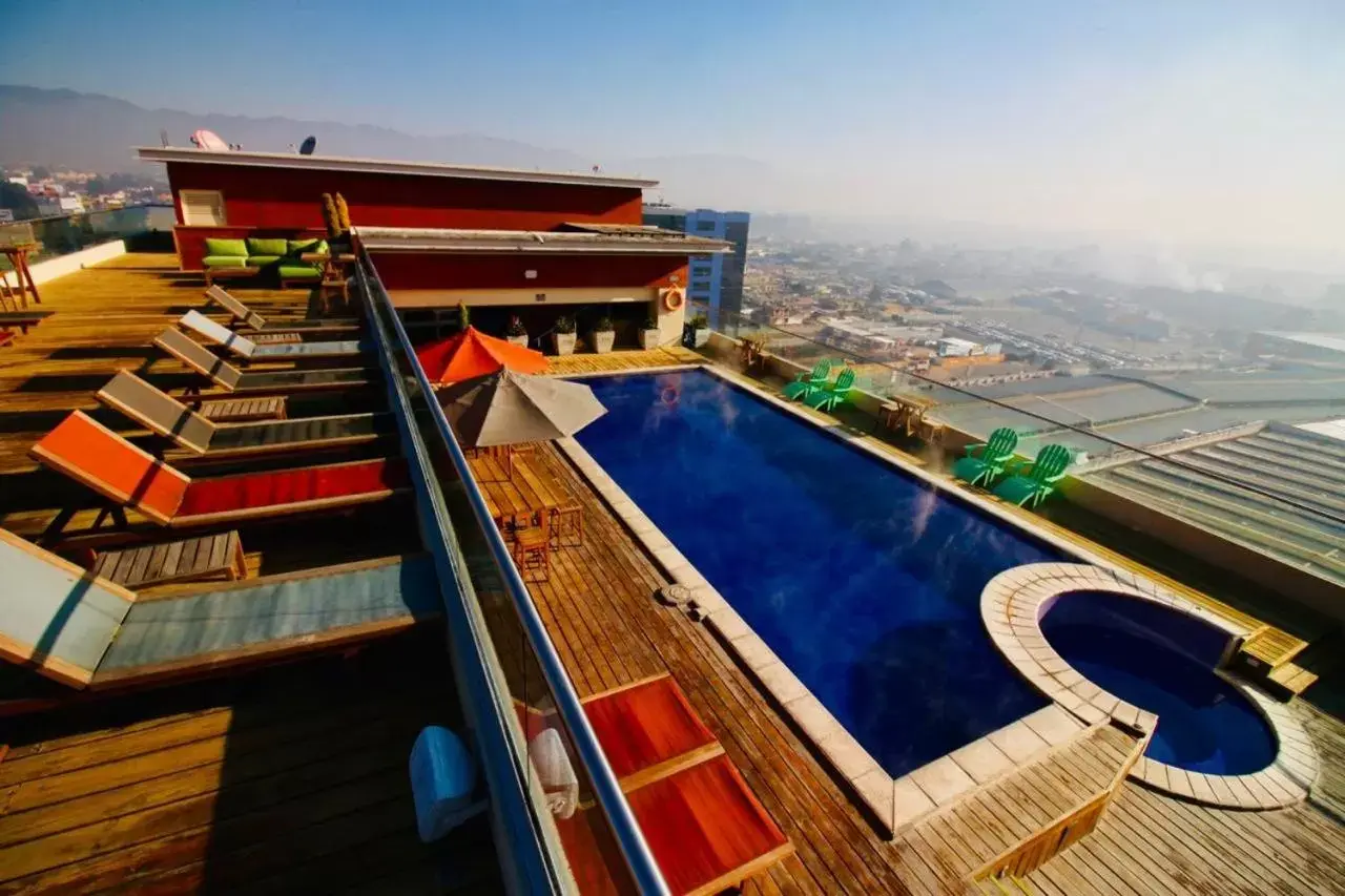 Swimming pool, Pool View in LATAM HOTEL Plaza Pradera Quetzaltenango