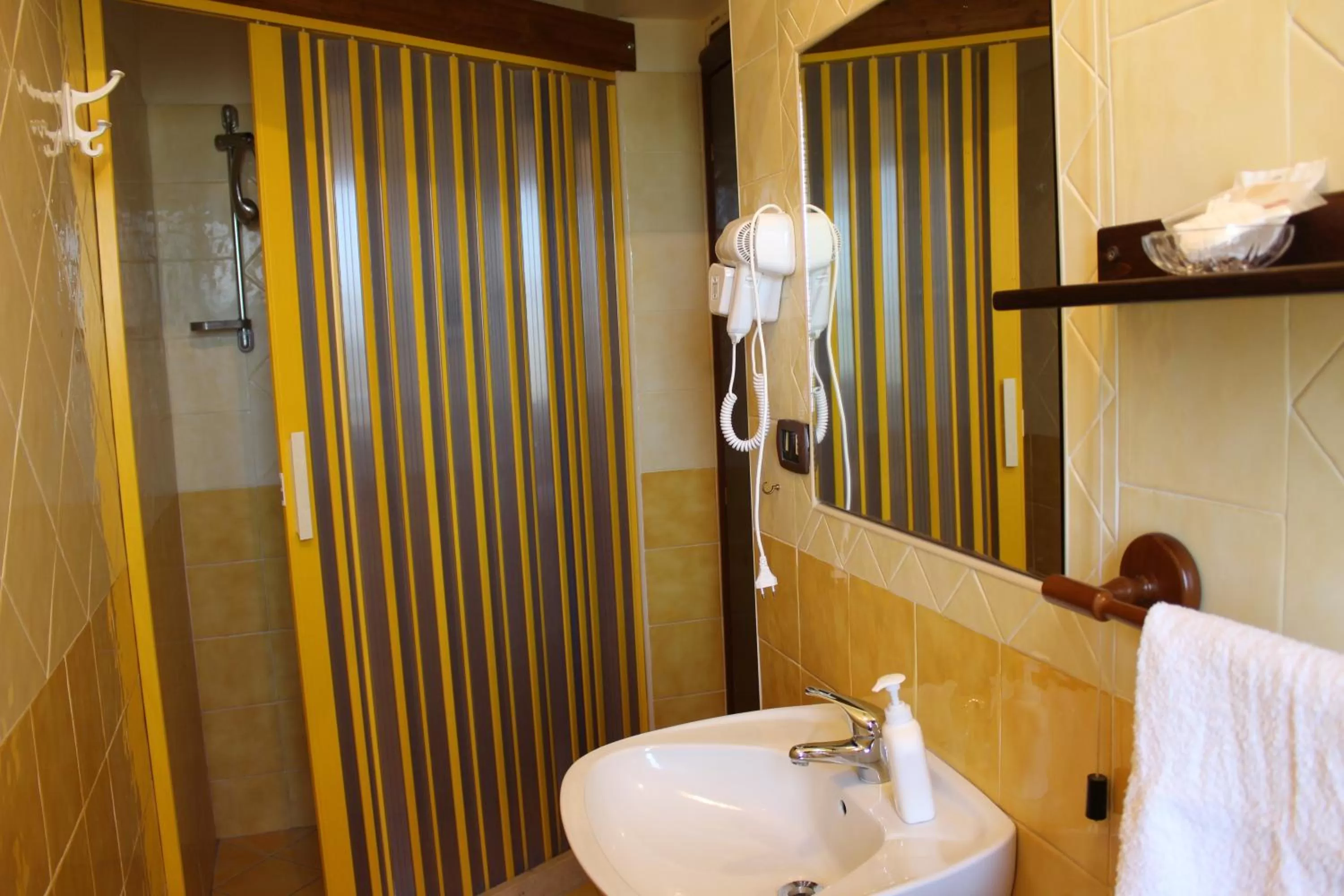 Shower, Bathroom in B&B La Vigna