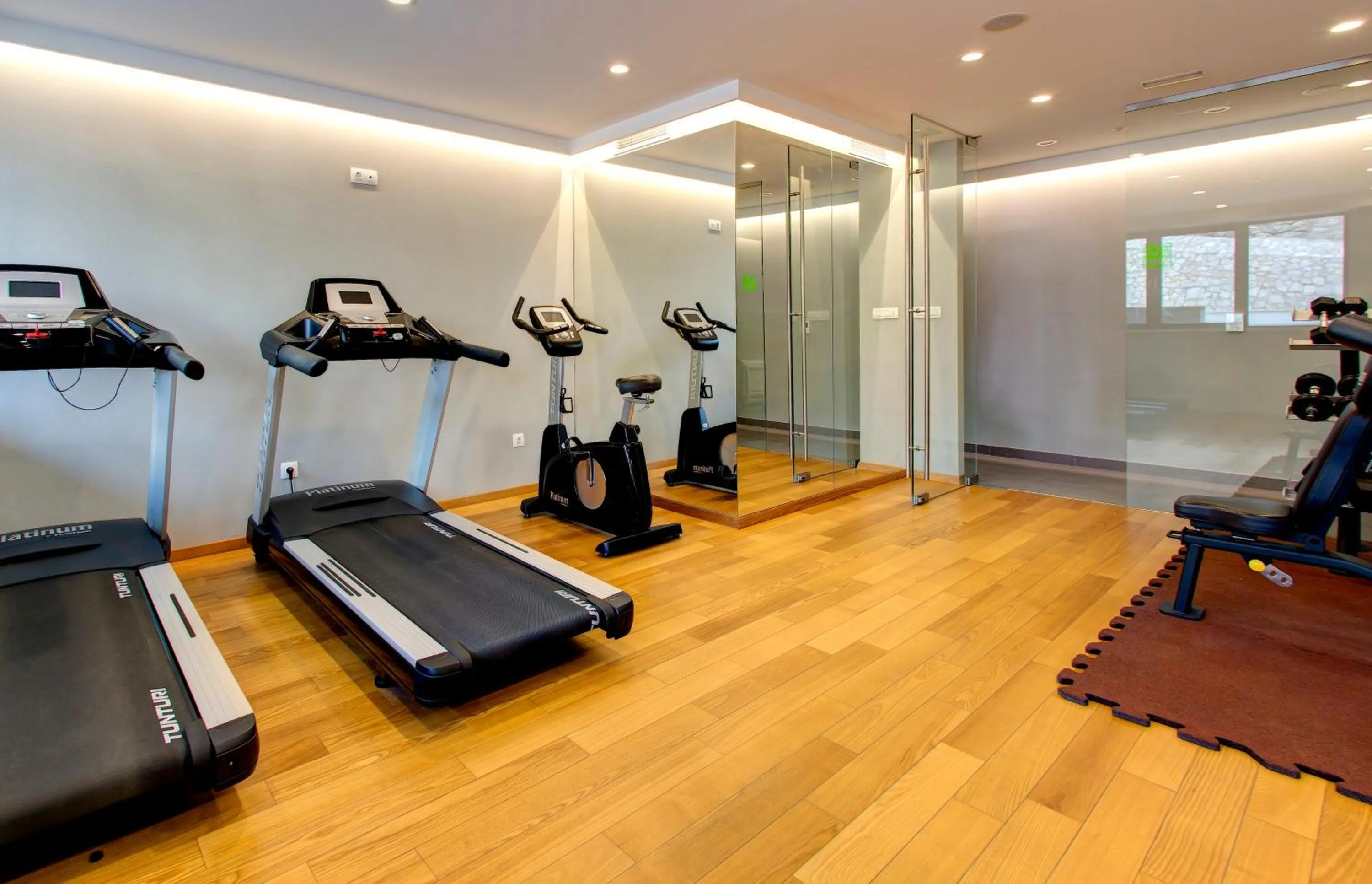 Fitness centre/facilities in Hotel Eden