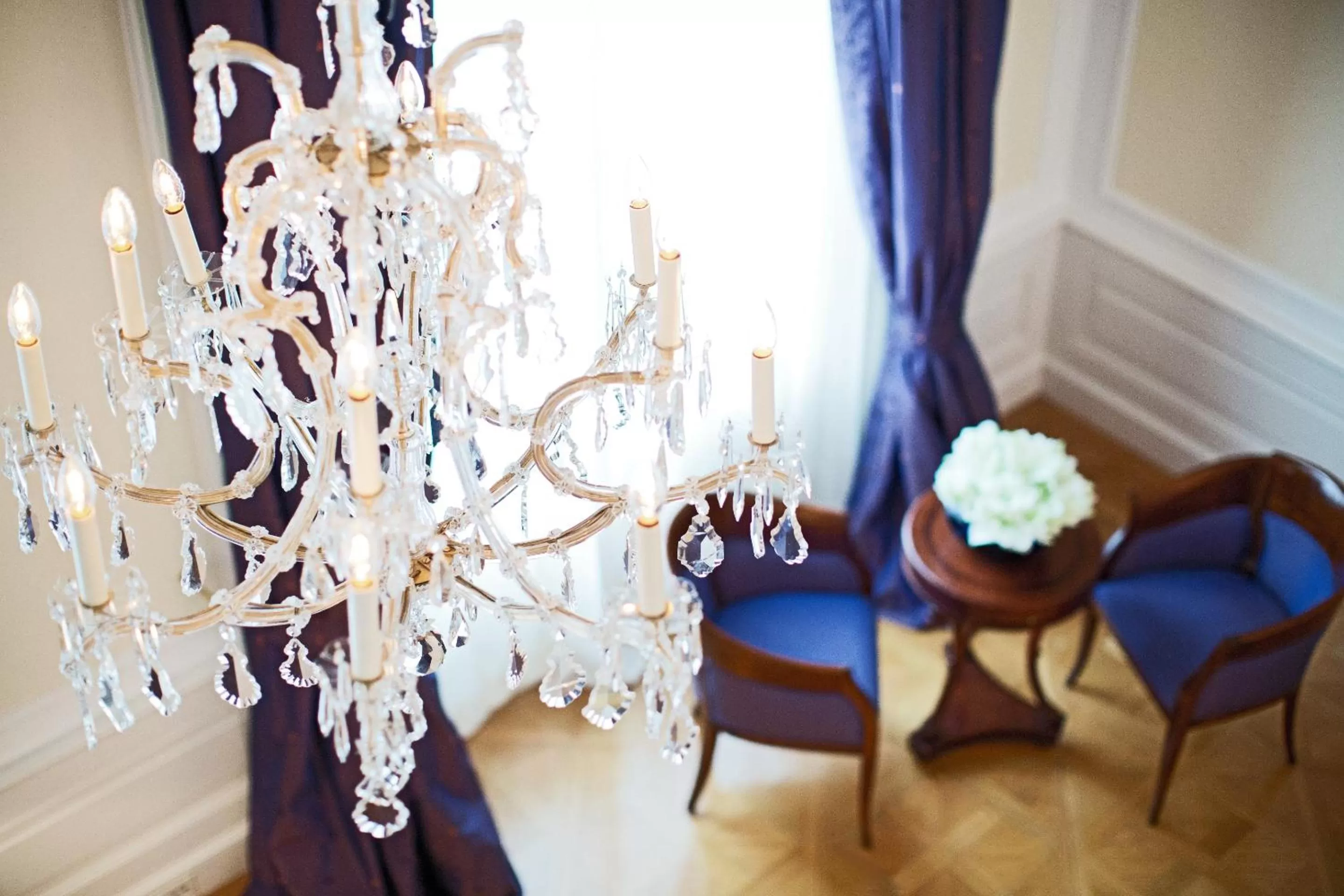 Decorative detail in Palais Coburg Hotel