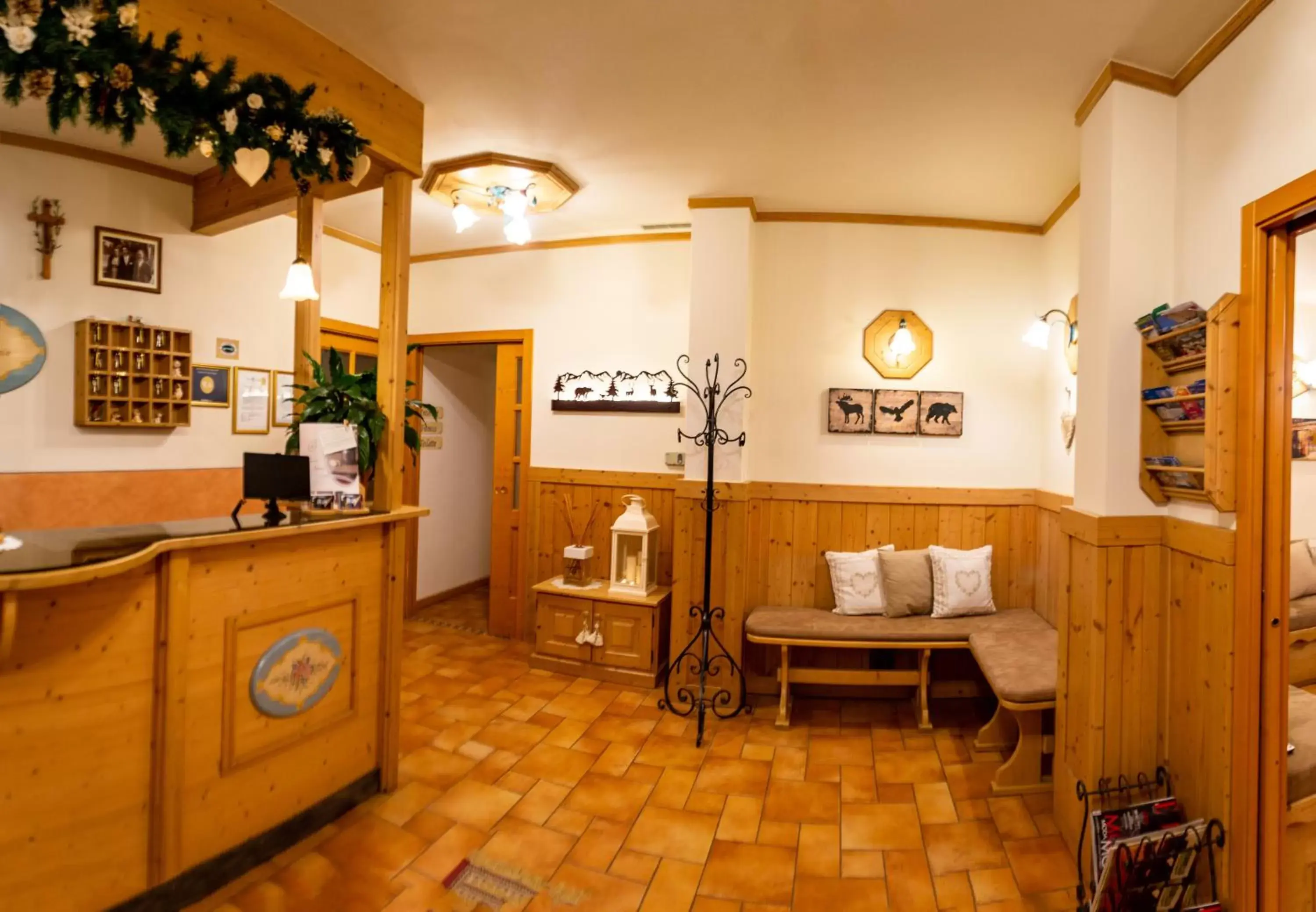 Lobby or reception, Lobby/Reception in Hotel Garnì Sant'Antonio con Spa